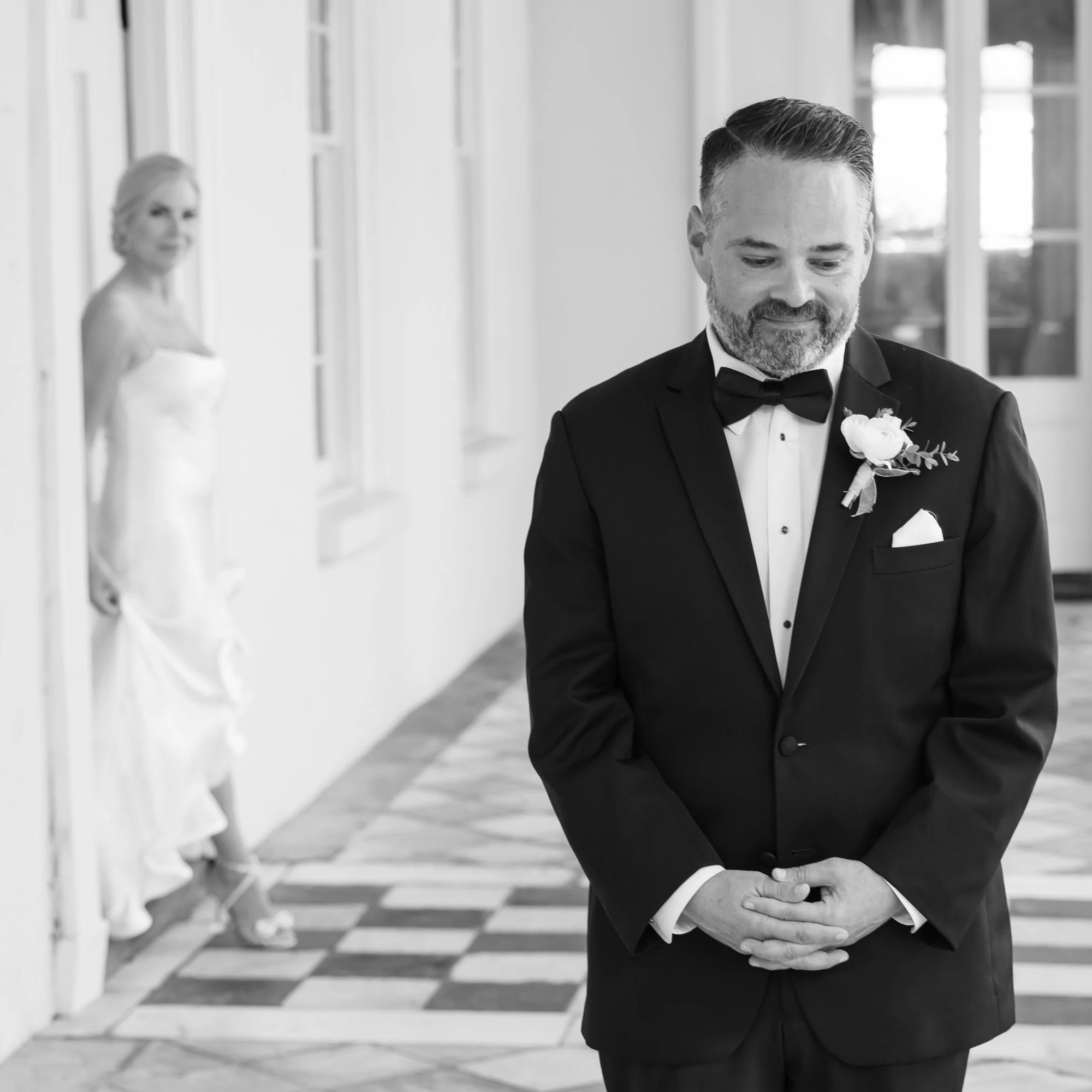black and white first look at the Willam Aiken House