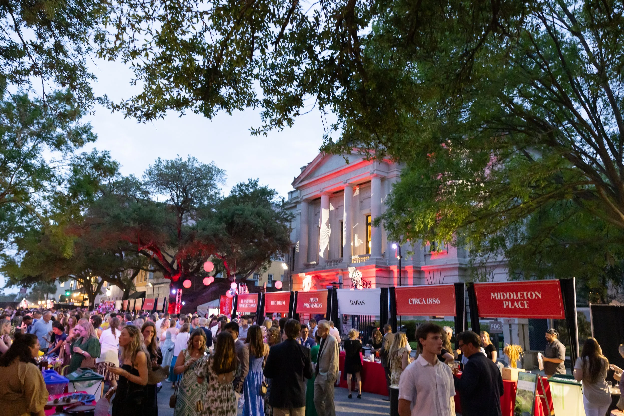 gibbes street party with food vendors