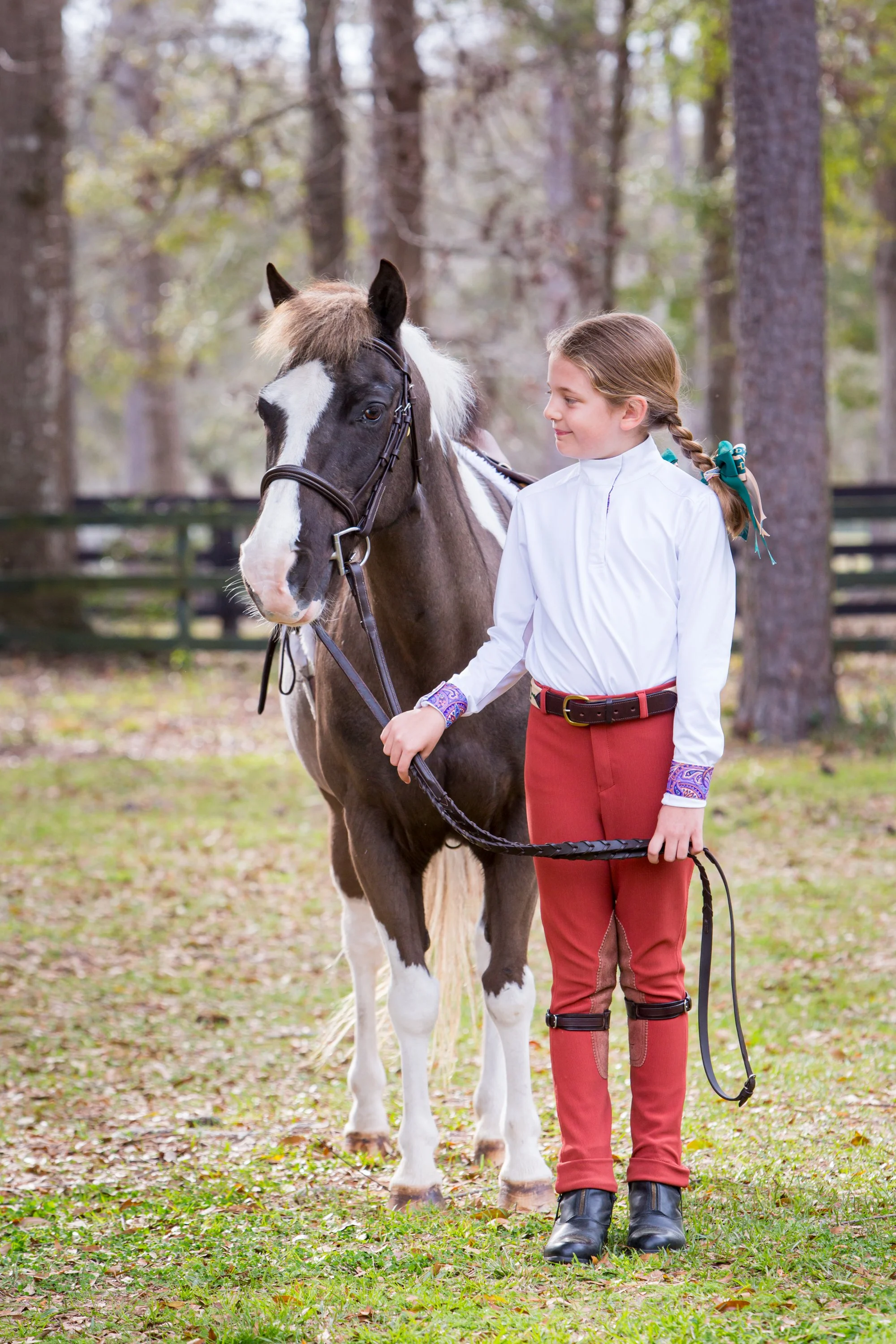 girl and her paint pony