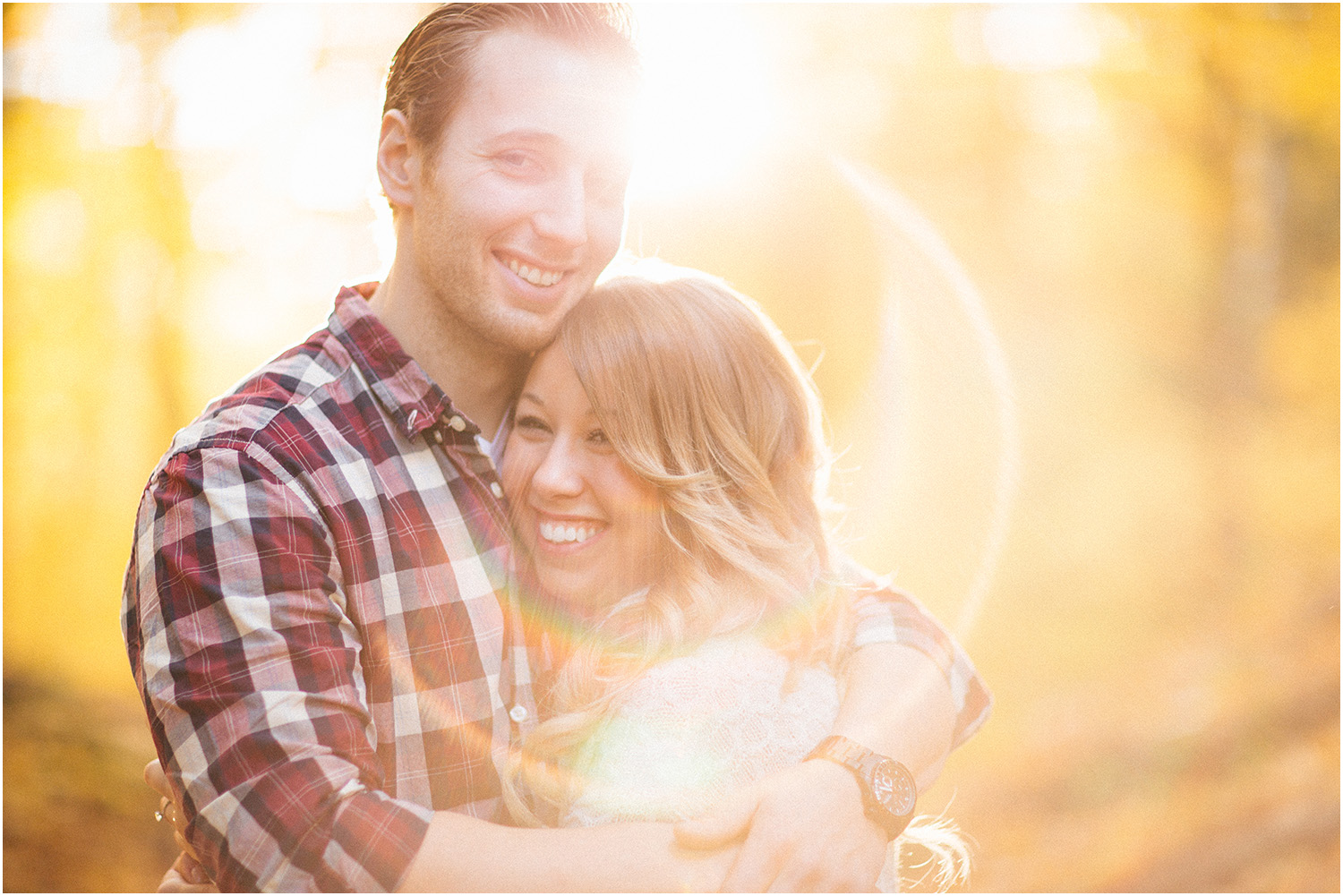 Such cool lens flare! - Cleveland Wedding Photographer