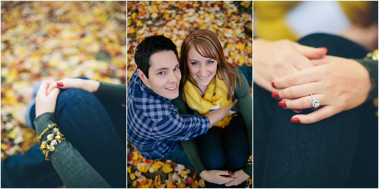 Beautiful fall colors! - Cleveland Engagement Photographer