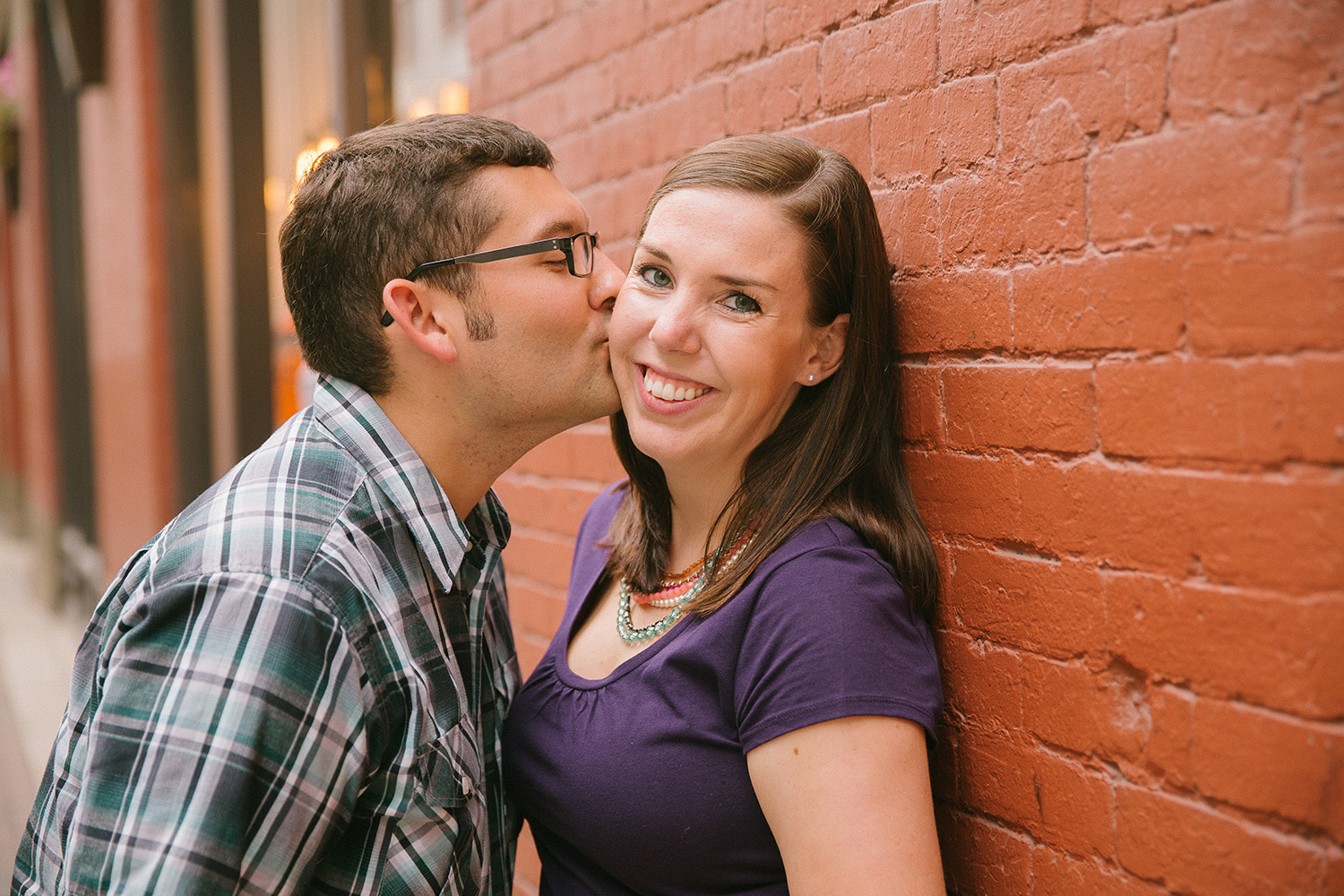 Cleveland Engagement Photograpgher East 4th, Browns Stadium, Progressive Field - Leslie and Max 01.jpg