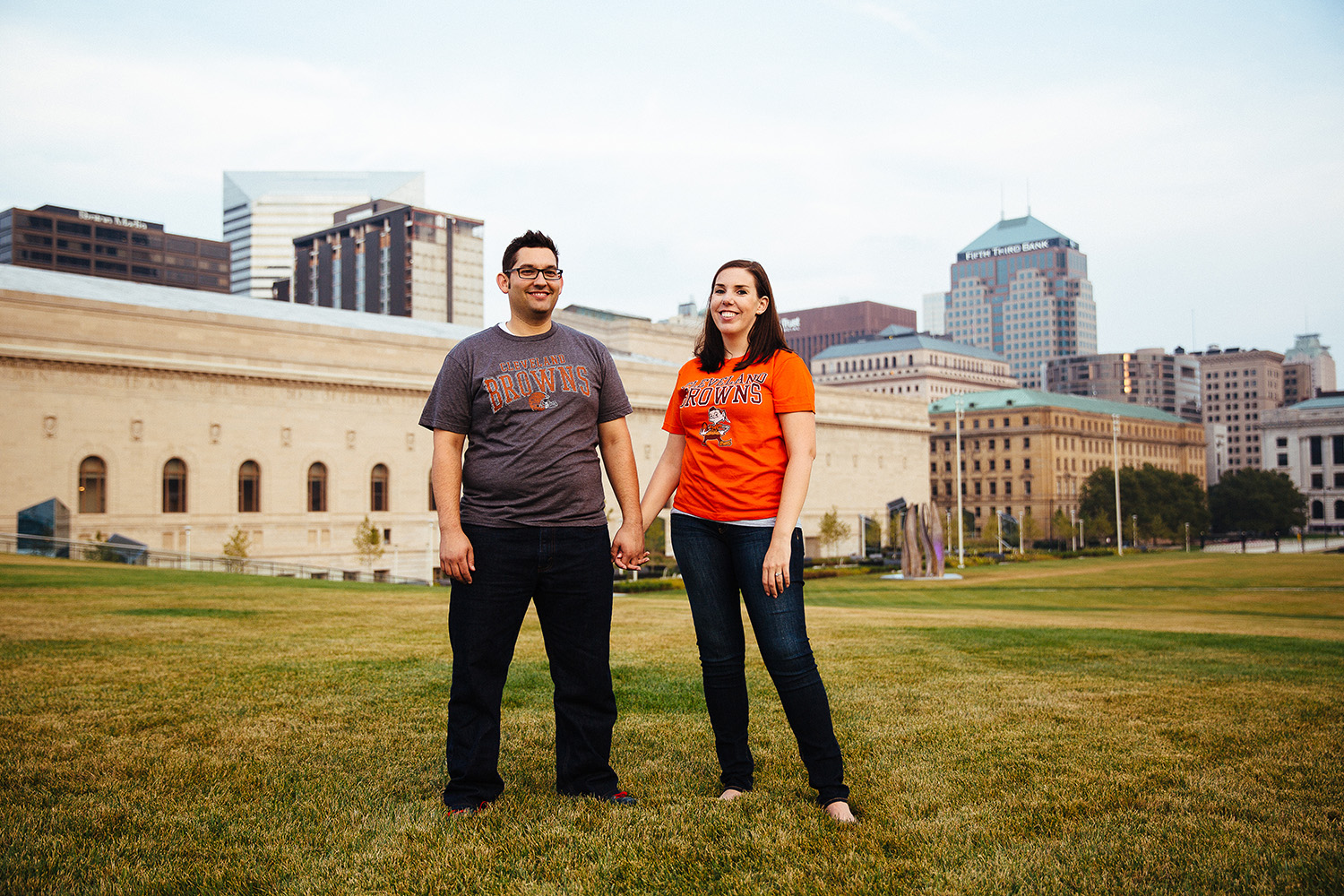 Cleveland Engagement Photograpgher East 4th, Browns Stadium, Progressive Field - Leslie and Max 08.jpg