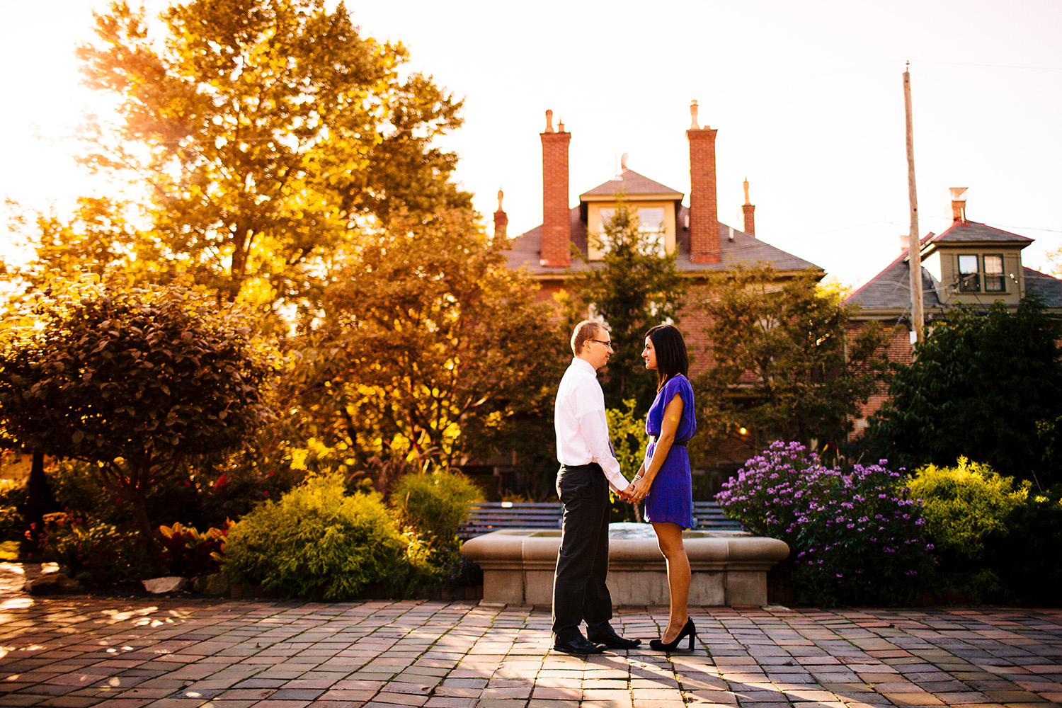 Columbus Ohio Engagement Photographer in German Village Krysten and Brad 06.jpg