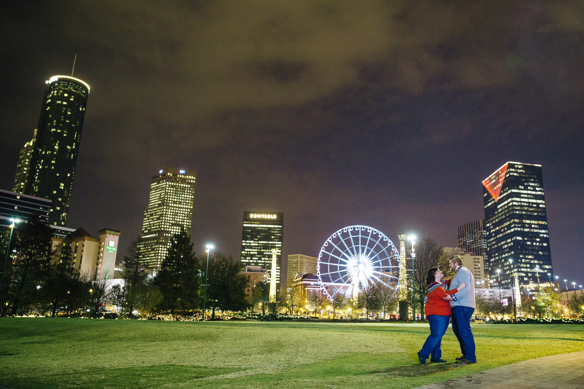 Downtown Atlanta Engagement Photograprapher - Katie and Alex 10.jpg