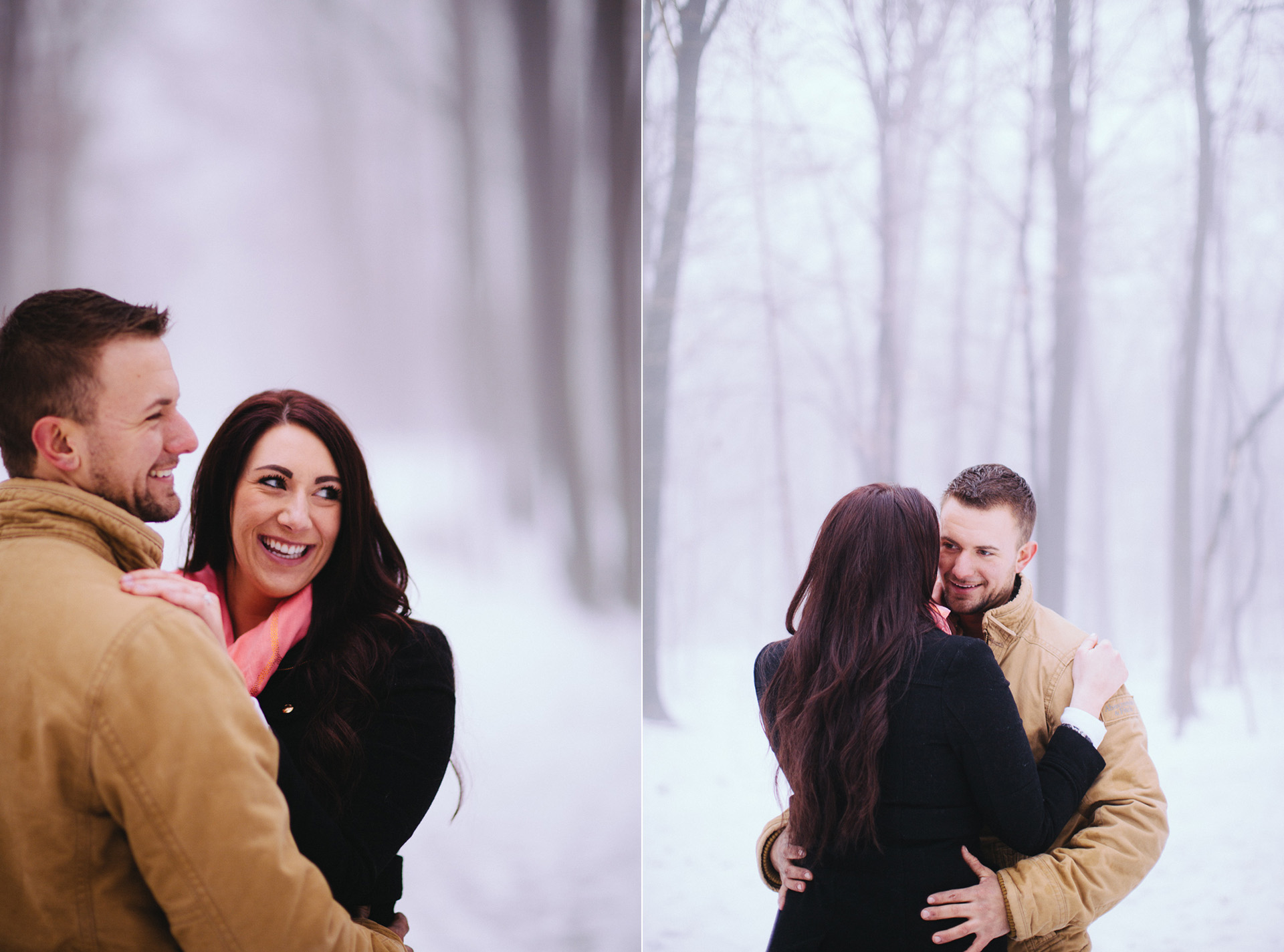 Winter Engagement Session with an Adorable Puppy in Cleveland 09.jpg