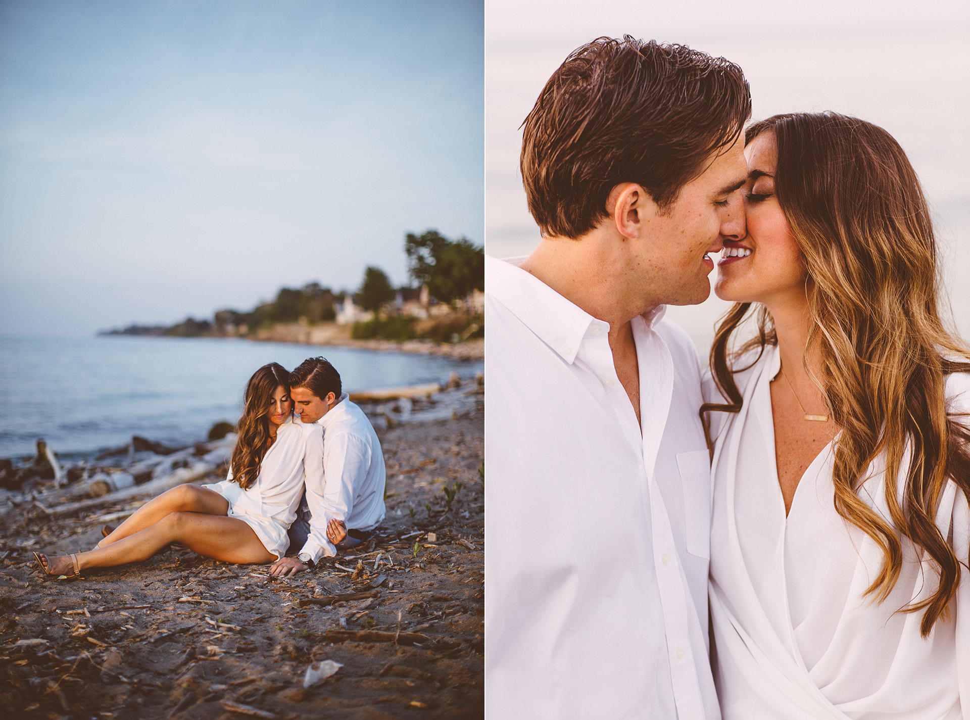 Beach Engagement Photos Cleveland Wedding Photographer 15.jpg