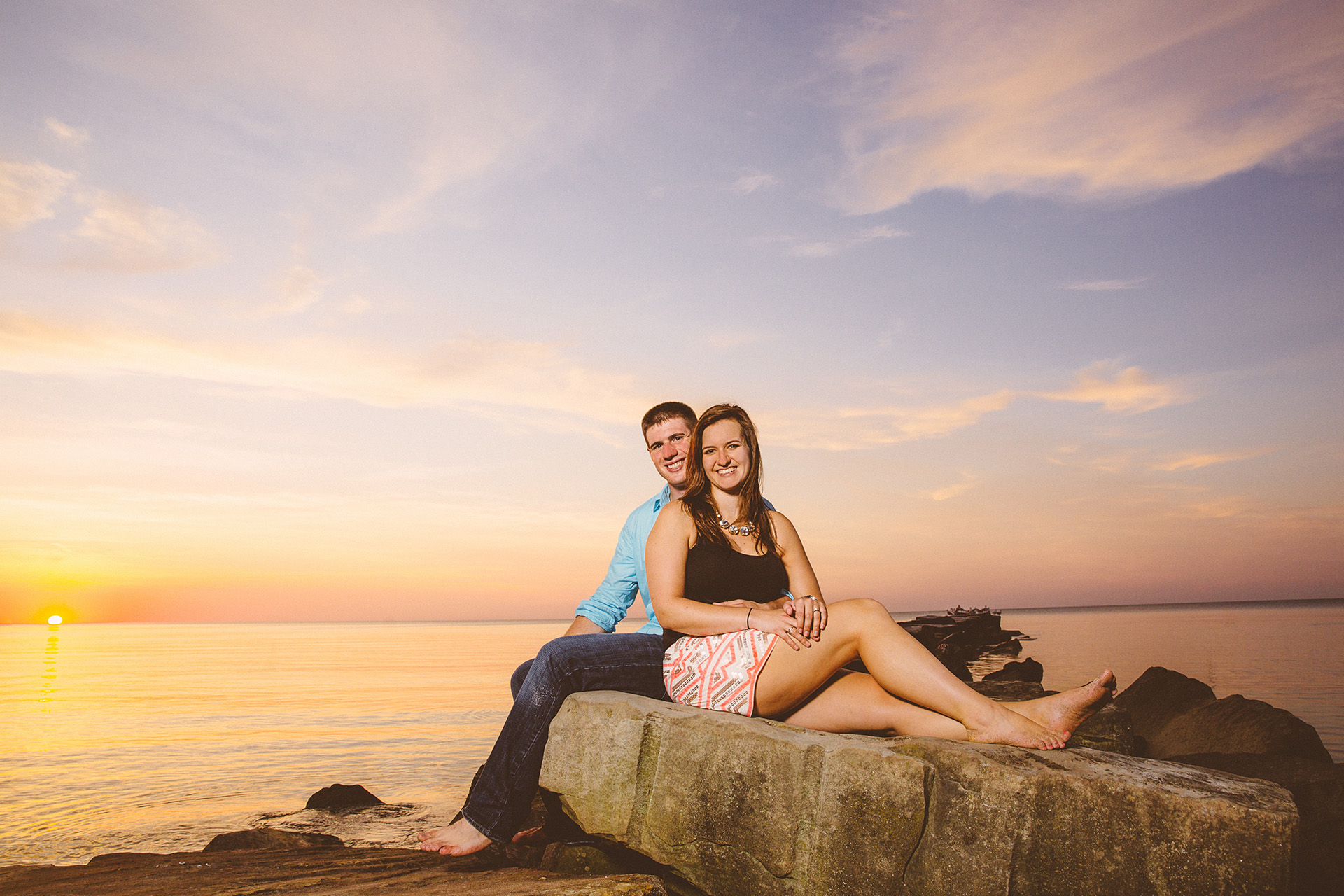 Cleveland Engagement Photographer at the Beach 12.jpg