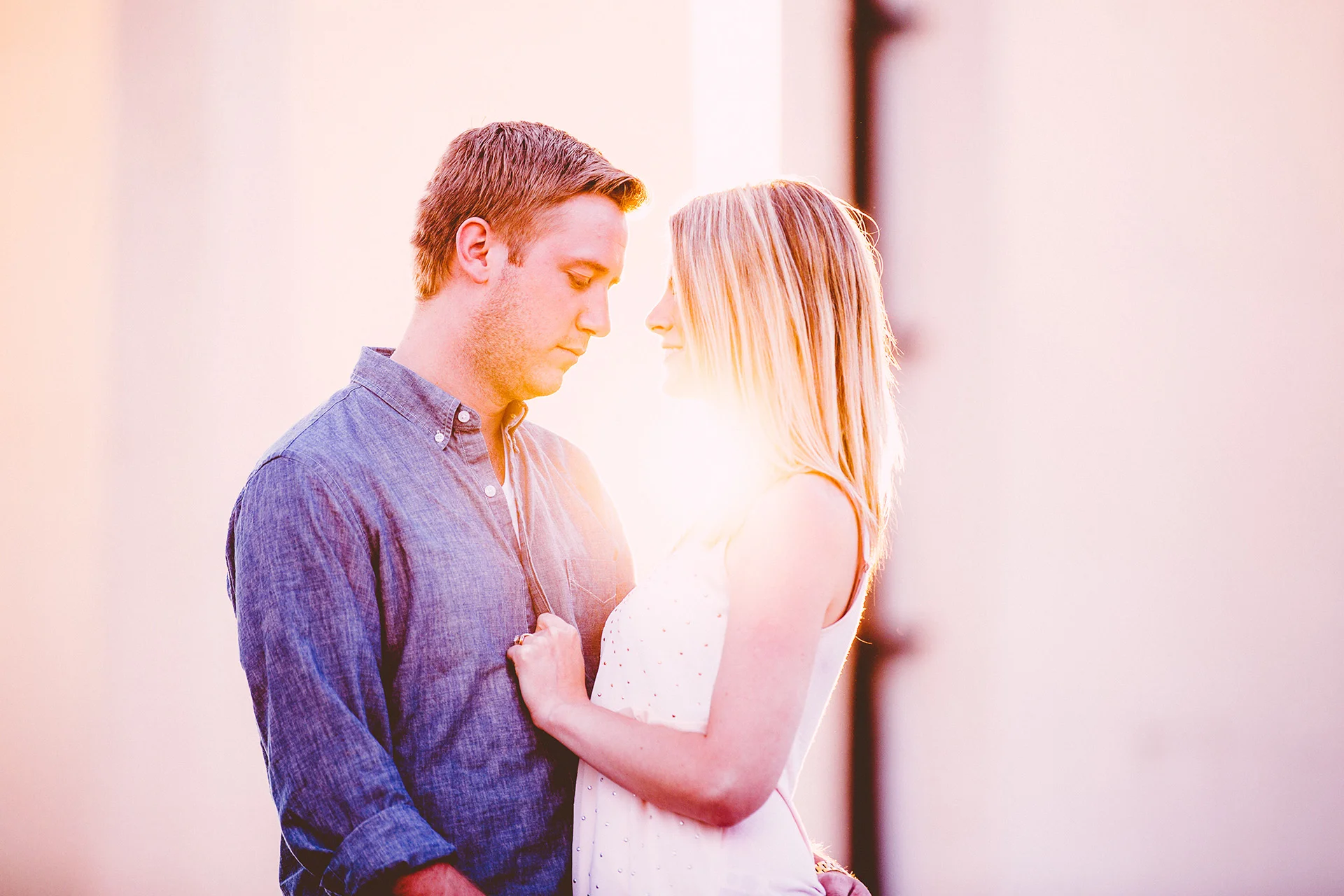 Jackie + Nate // an east 4th engagement session in cleveland