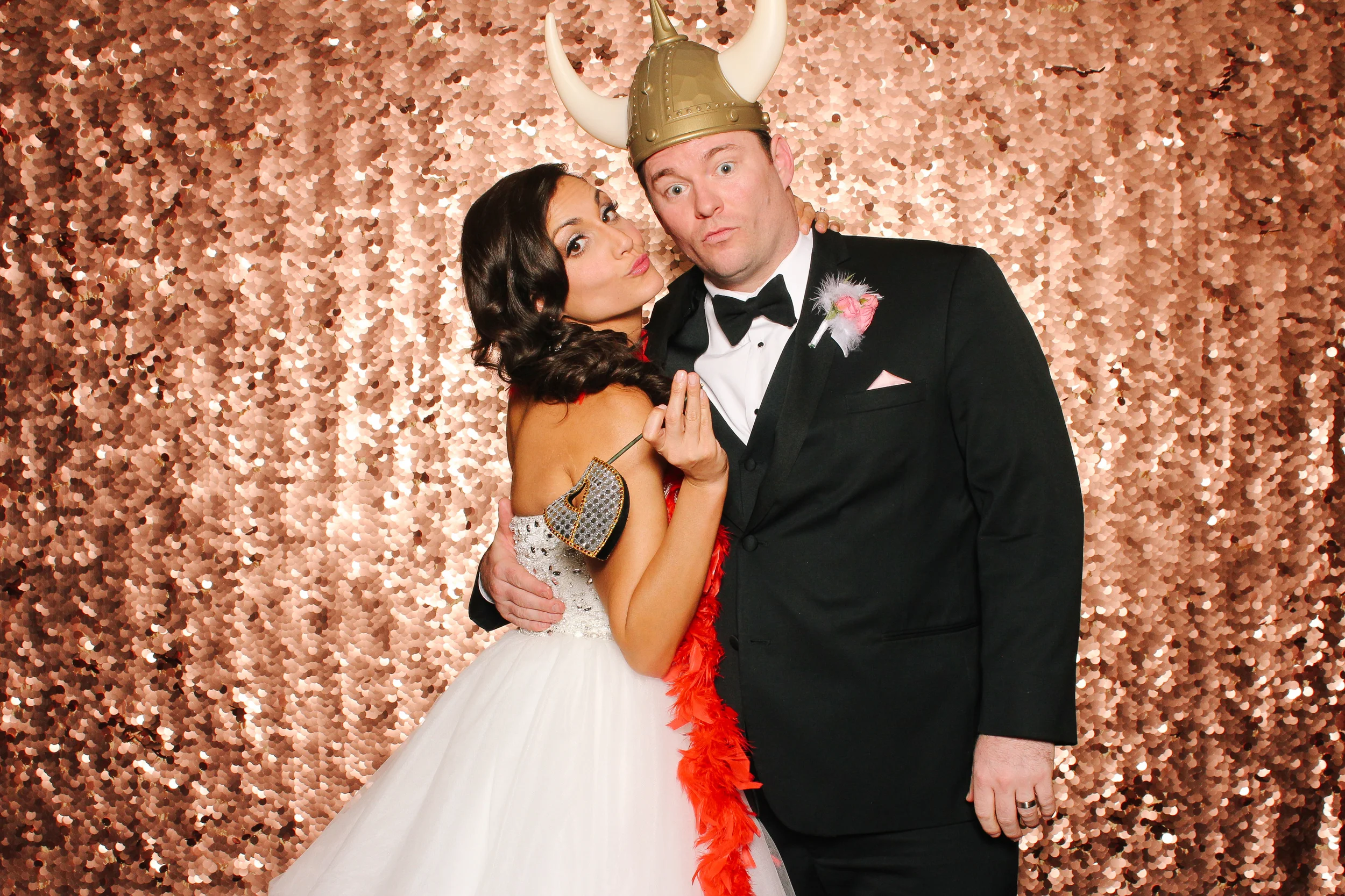 Christina + Mark // photobooth at the cleveland marriott downtown at key center