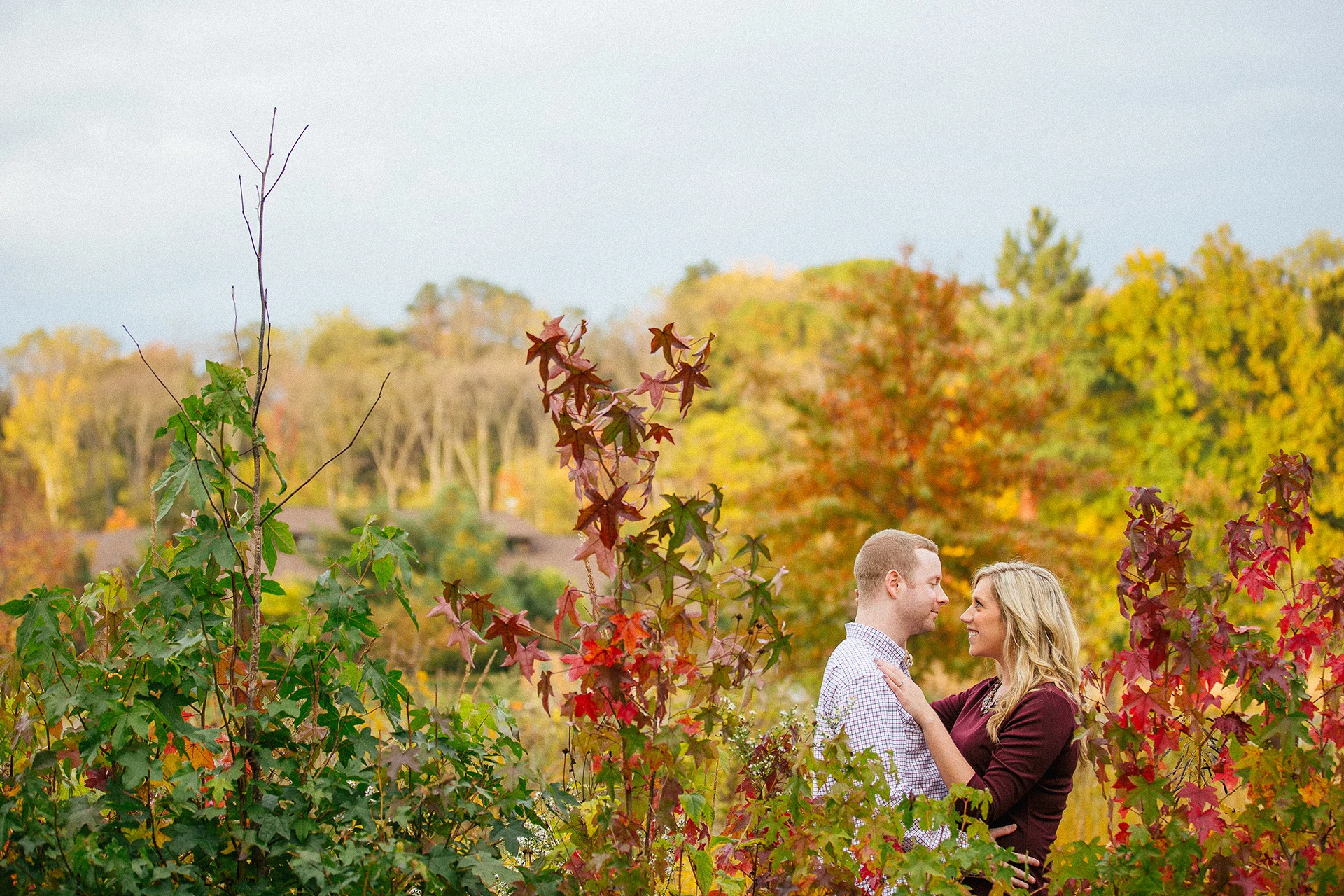 Jess + Tom // a rocky river metro parks engagement session 