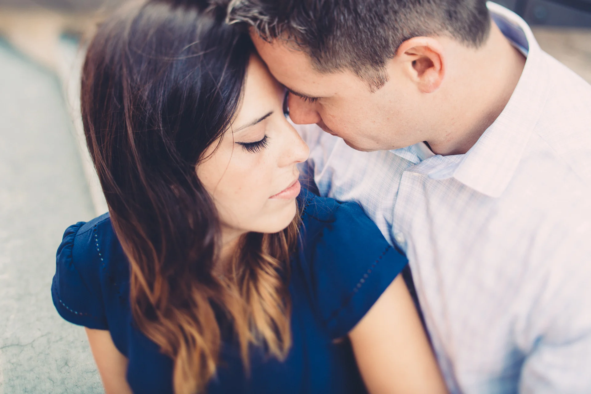 Carrie + Larry // a downtown cleveland engagement session