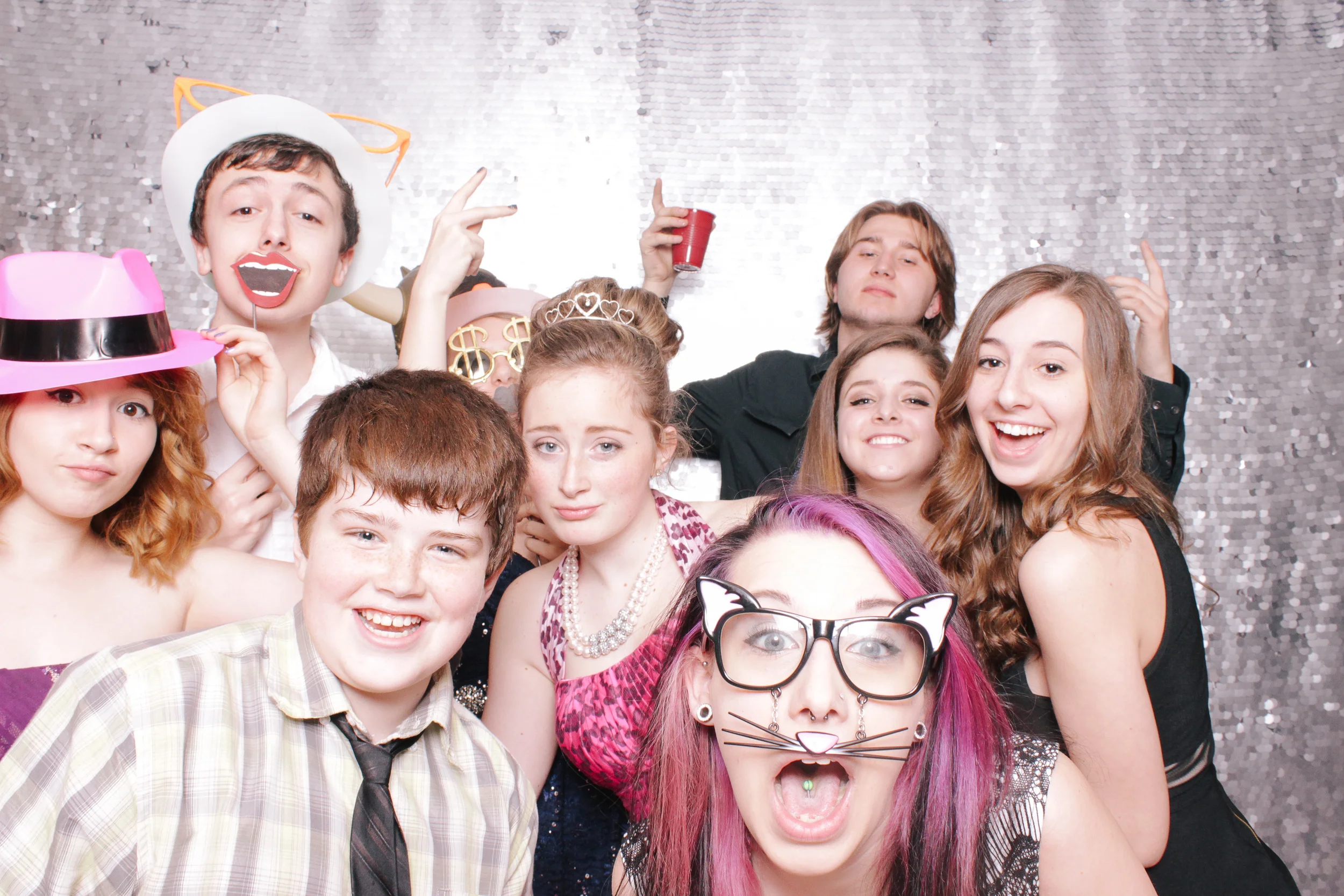 Meghan // sweet sixteen birthday photobooth