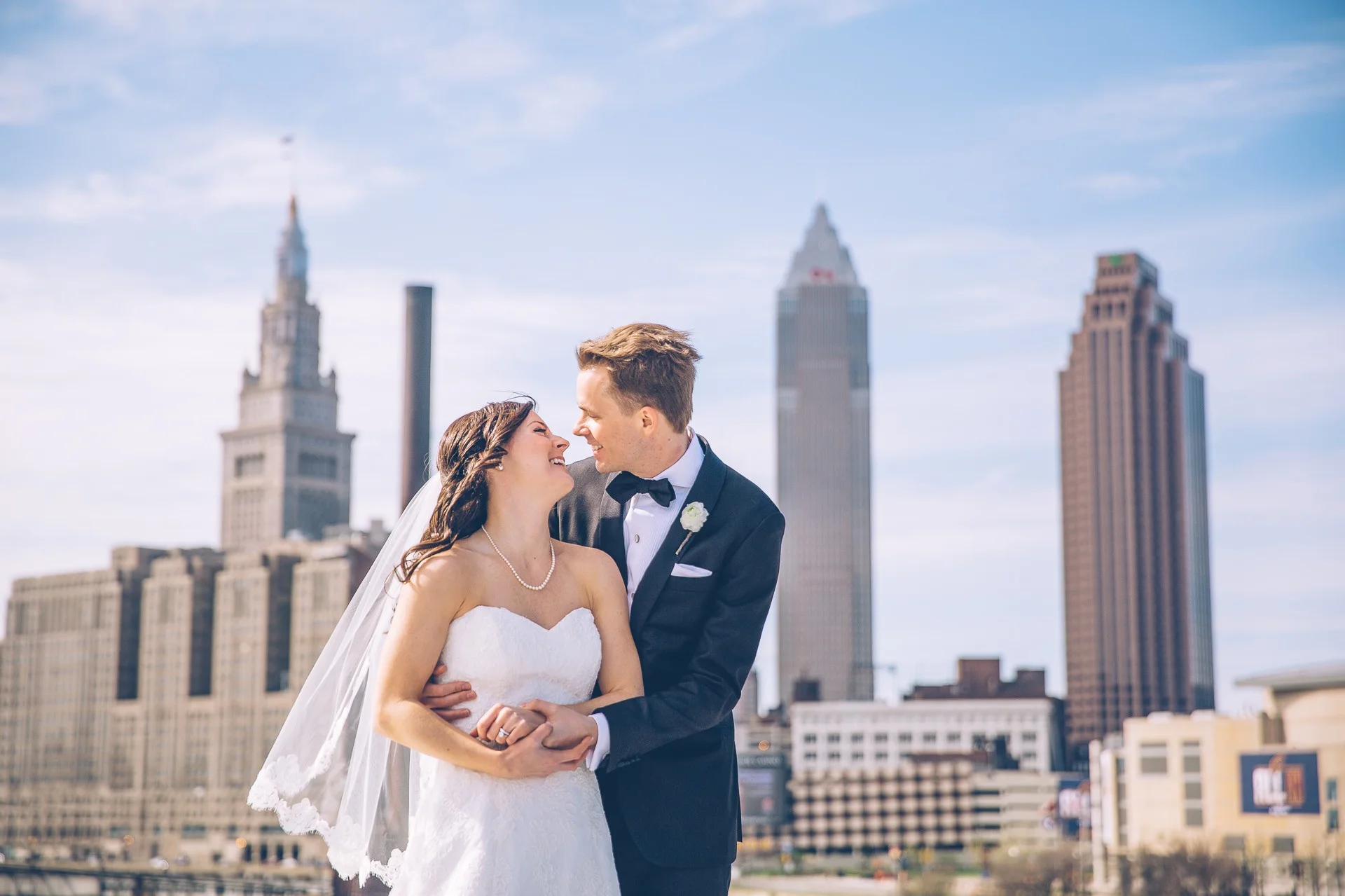 Celine + Matt // a cleveland city hall wedding