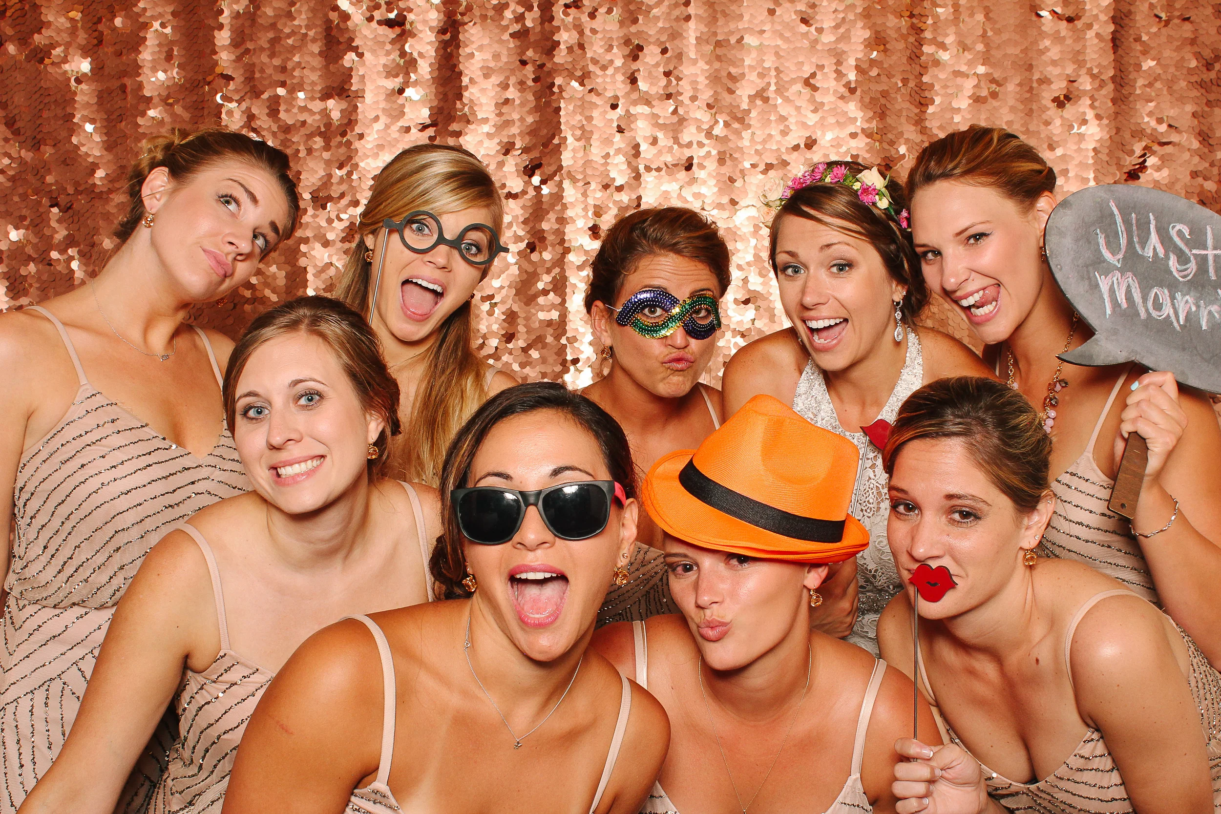 Haley + Jack // wedding photobooth at maumee bay state park