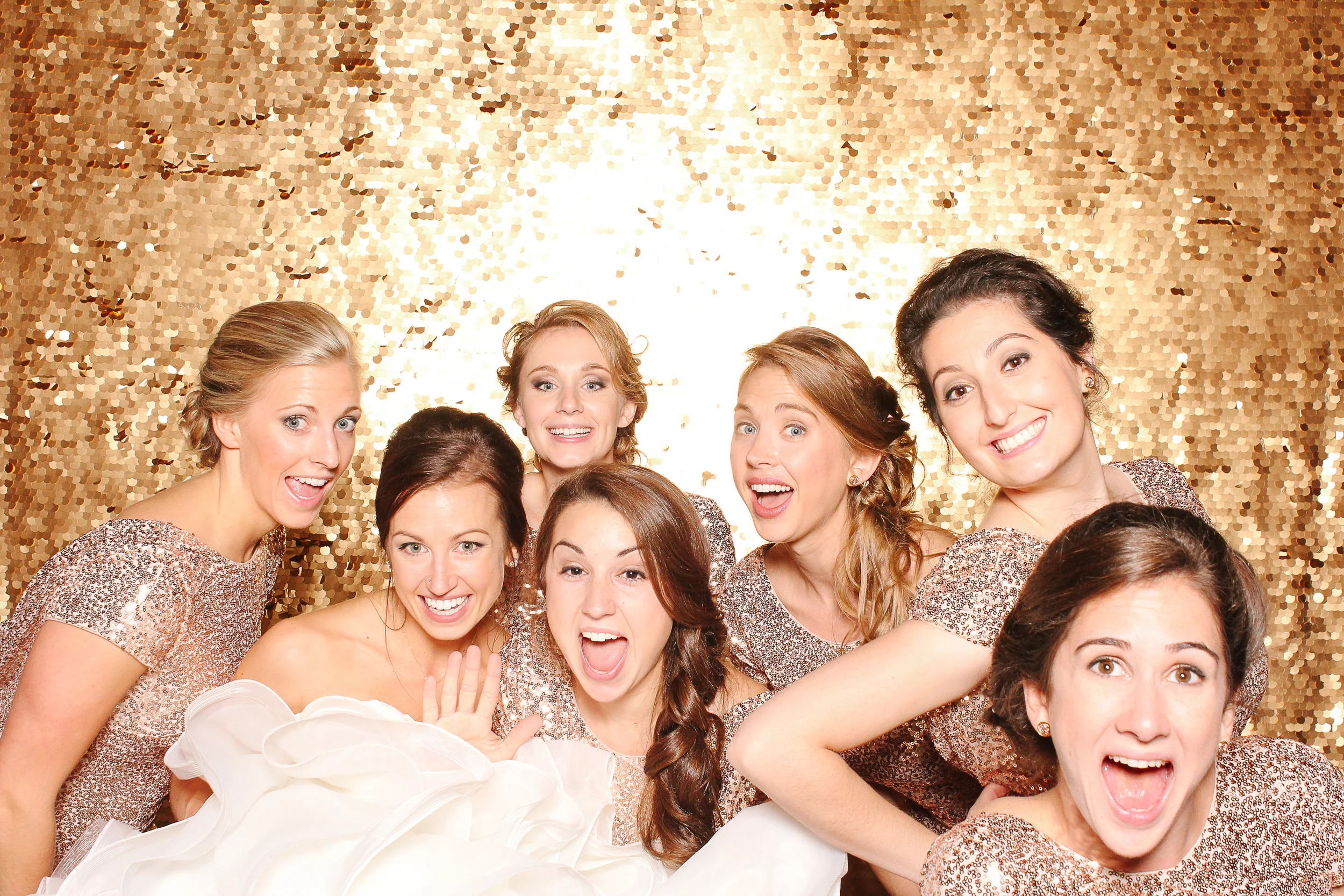 Lisa + Kevin // wedding photobooth at windows on the river in cleveland