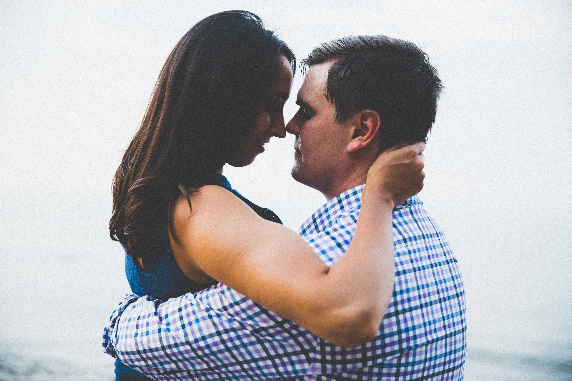 Anjali + Dave // a columbia park beach engagement session in cleveland