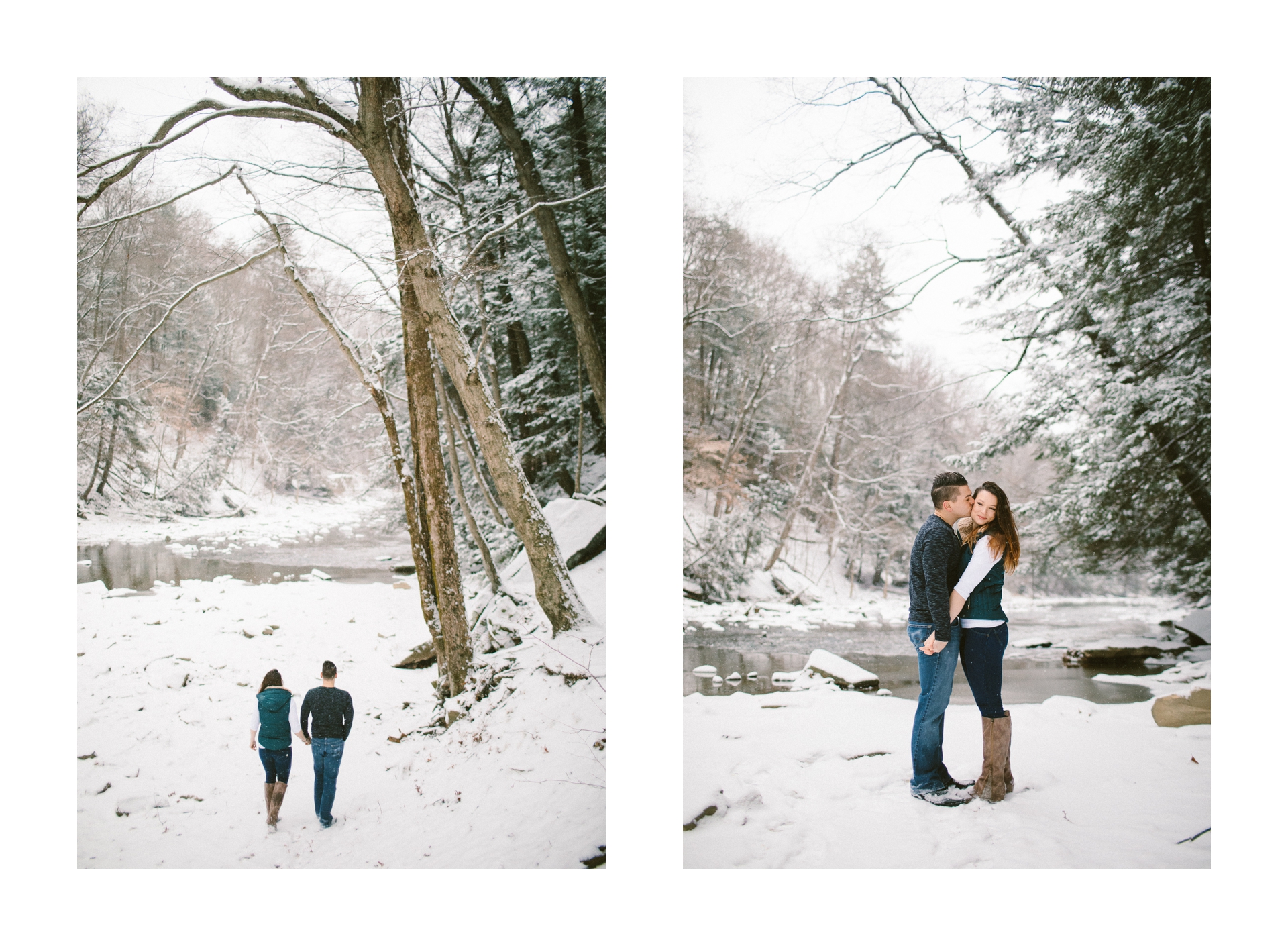 Cleveland Snowy Winter Engagement Session in Chagrin Metroparks 7.jpg