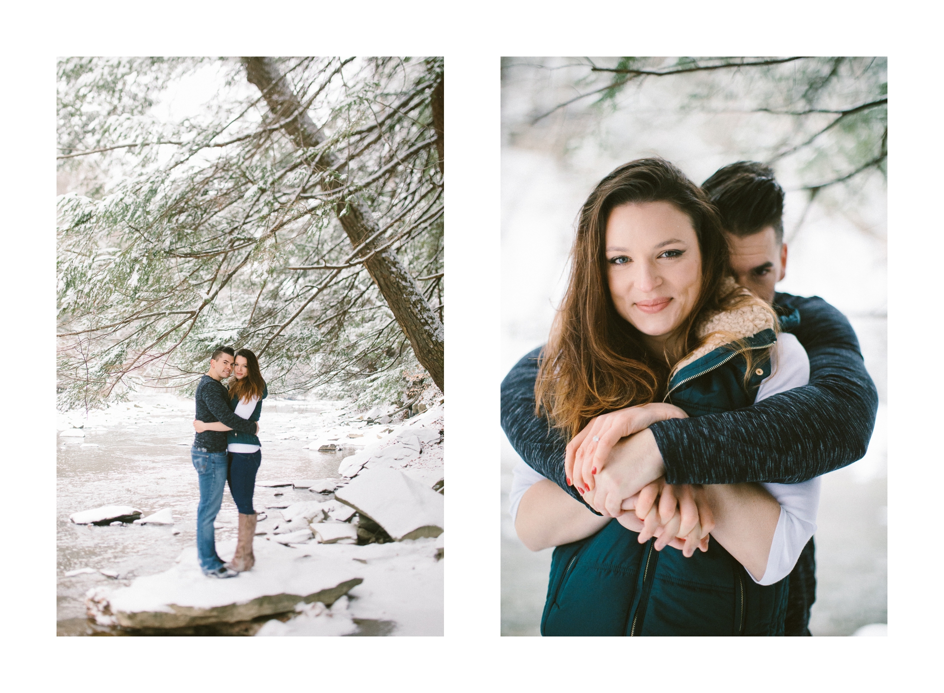 Cleveland Snowy Winter Engagement Session in Chagrin Metroparks 13.jpg