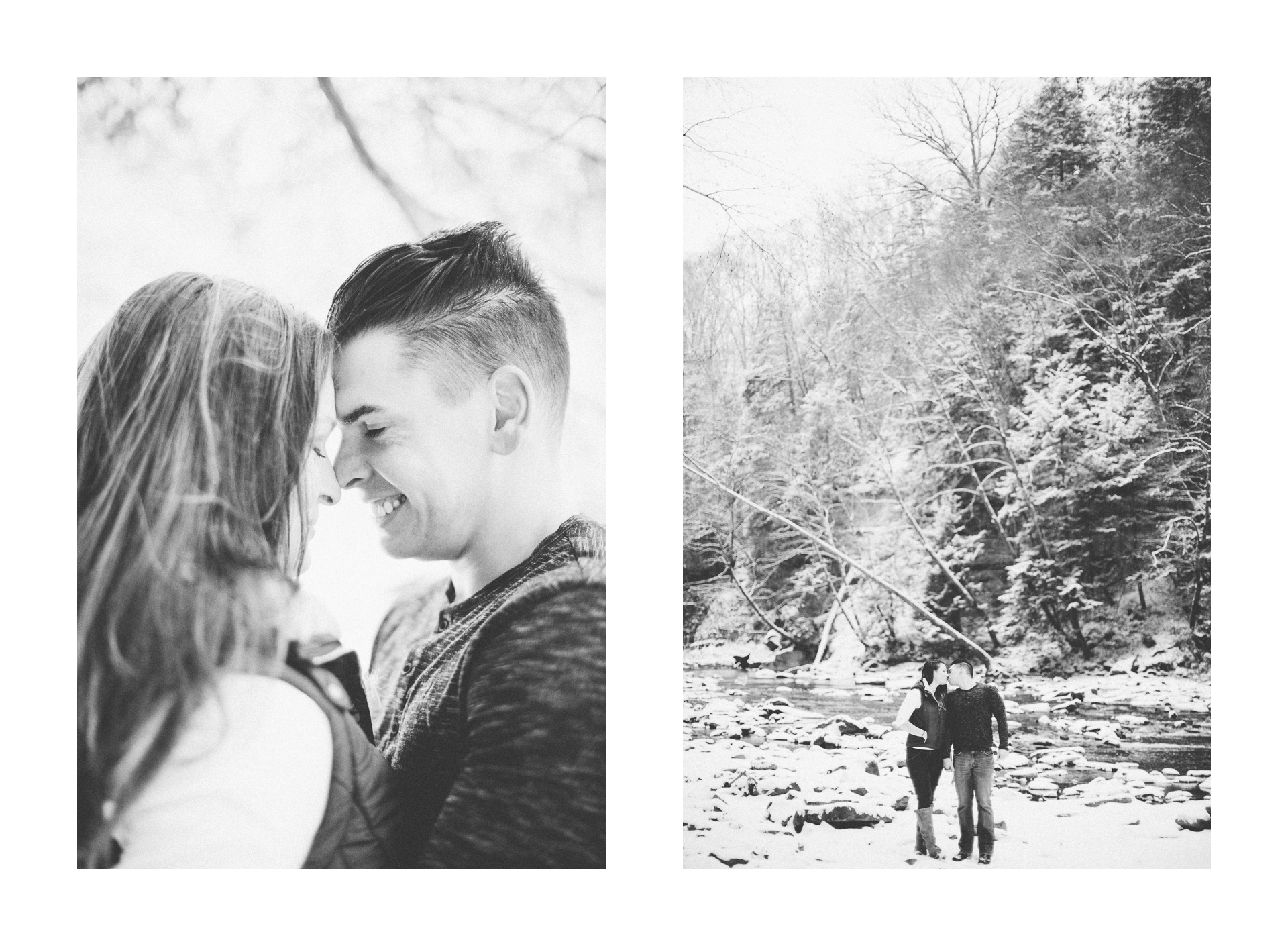 Cleveland Snowy Winter Engagement Session in Chagrin Metroparks 18.jpg