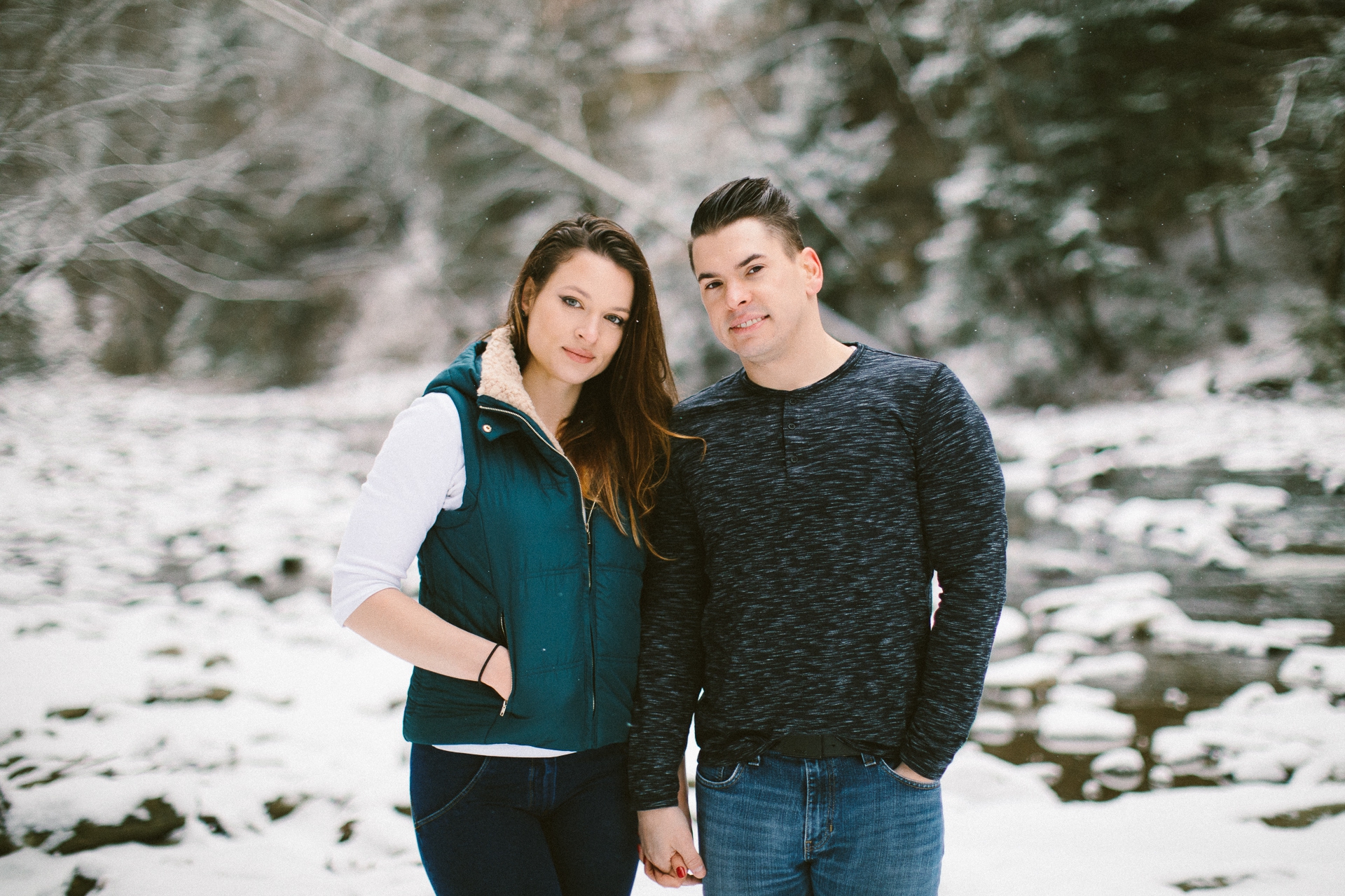 Cleveland Snowy Winter Engagement Session in Chagrin Metroparks 19.jpg