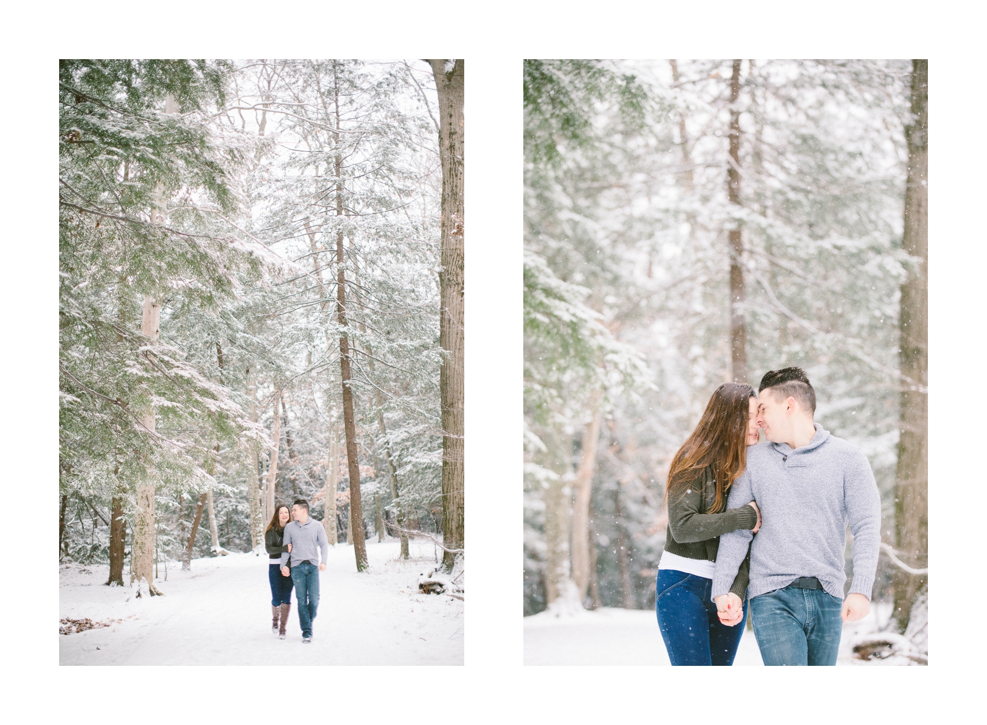 Cleveland Snowy Winter Engagement Session in Chagrin Metroparks 28.jpg