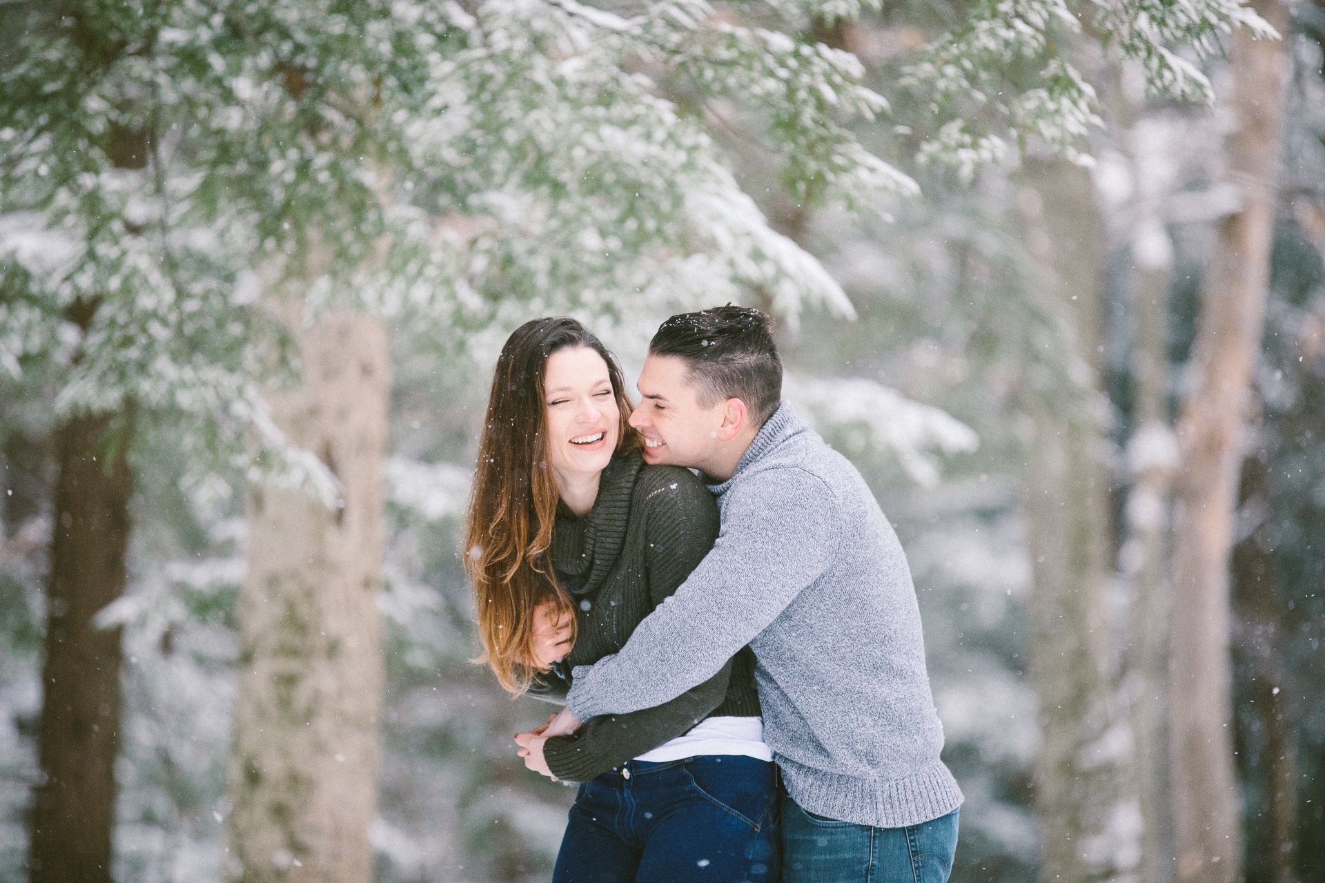 Cleveland Snowy Winter Engagement Session in Chagrin Metroparks 30.jpg