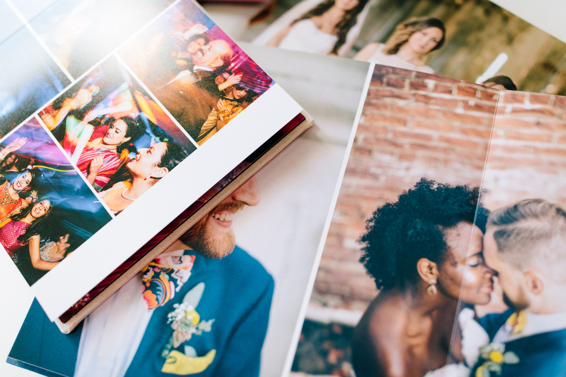 All albums have true photographic prints for exceptional quality. Images layflat across spreads,