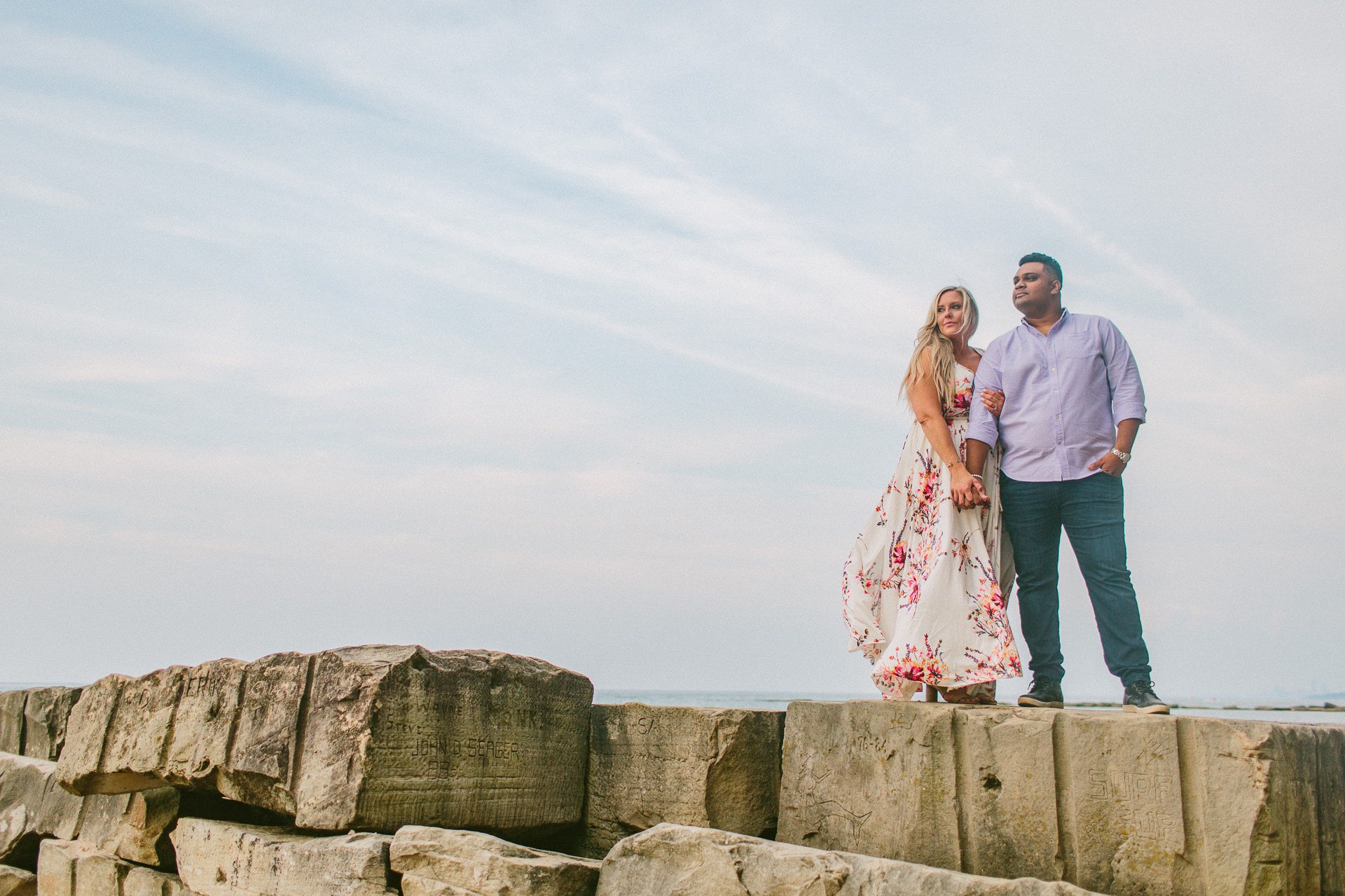 Edgewater Beach Engagement Session in Cleveland 7.jpg