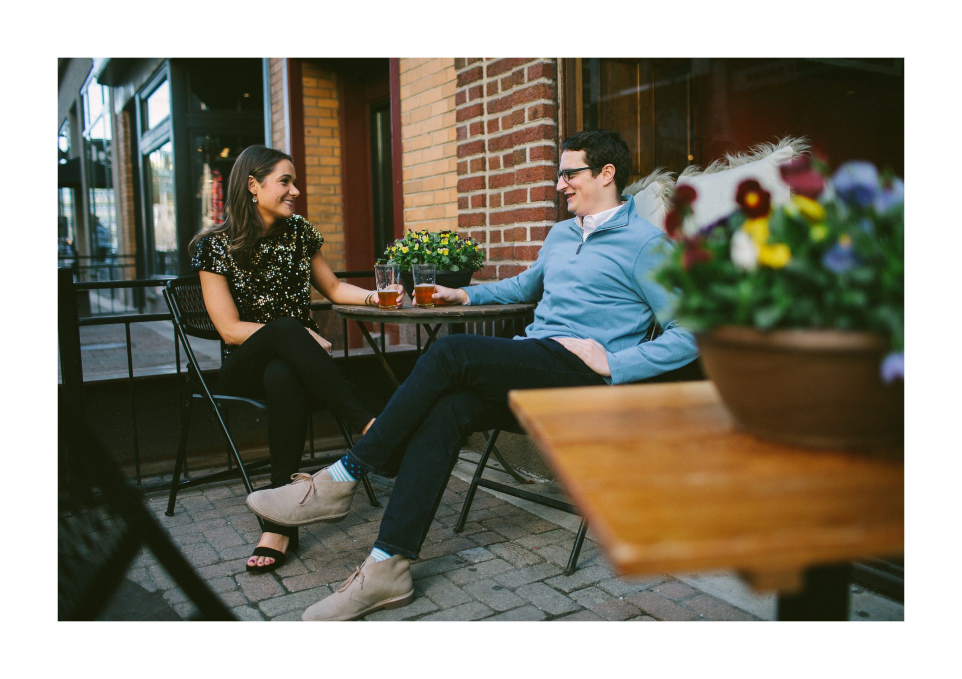 Cleveland Engagement Session on East Fourth 4.jpg