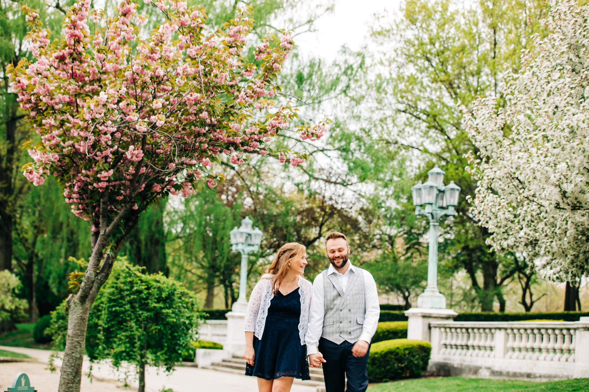 Cleveland Spring Cherry Blossom Engagement Session 8.jpg