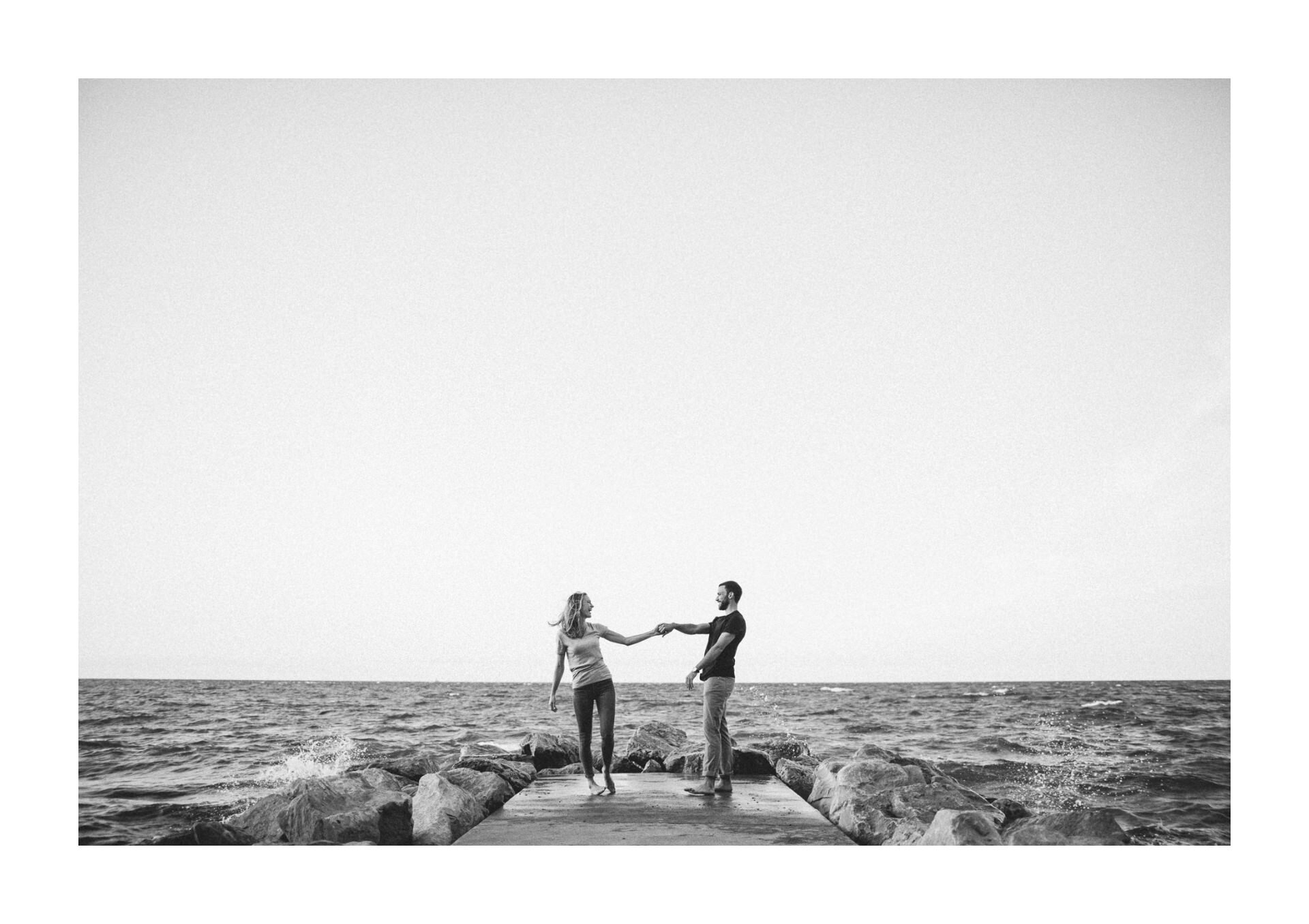 Cleveland Engagement Session at Edgewater Park Beach 8.jpg