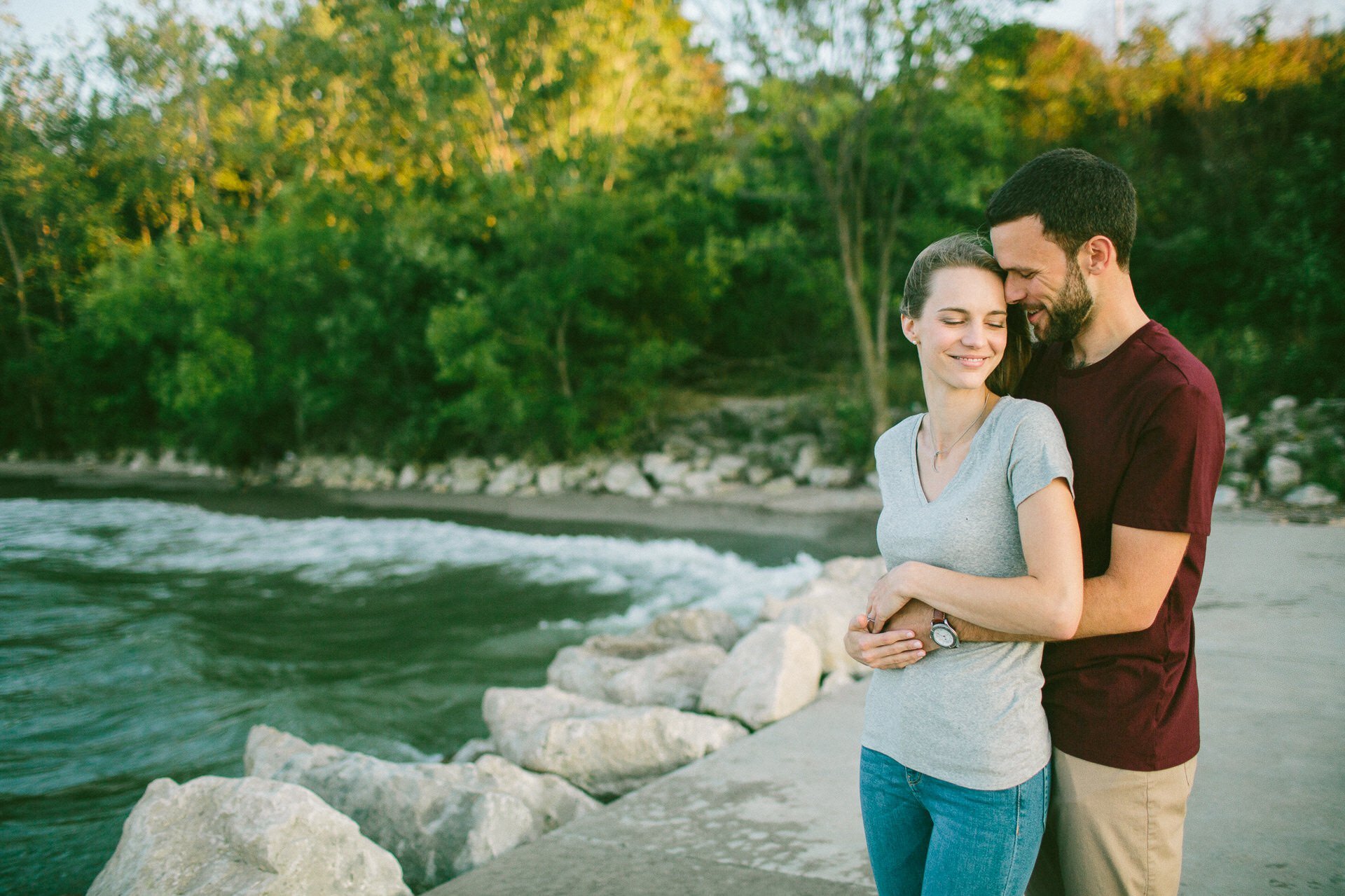 Cleveland Engagement Session at Edgewater Park Beach 10.jpg