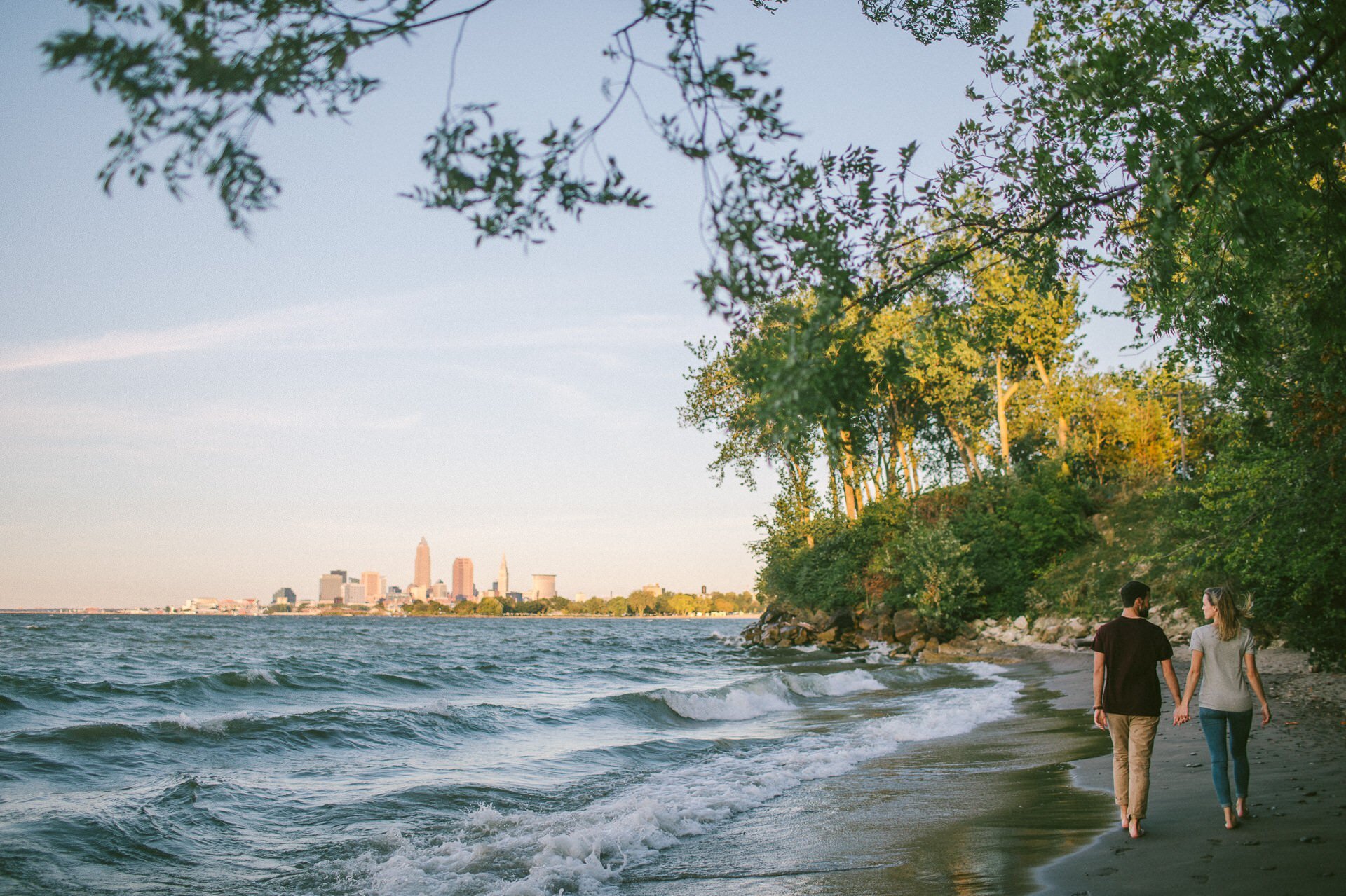 Cleveland Engagement Session at Edgewater Park Beach 12.jpg