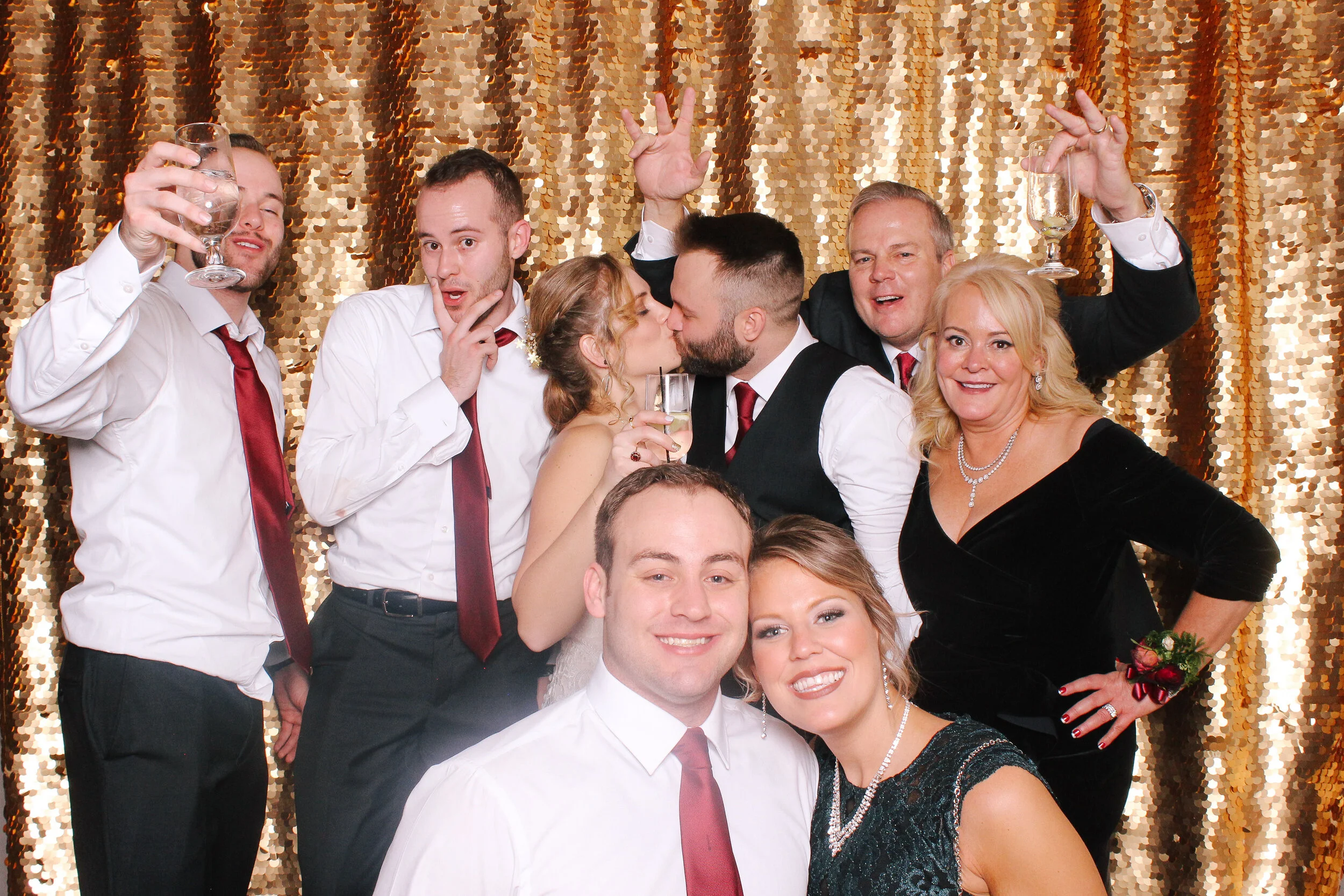 Samantha + Alex // a windows on the river photobooth in cleveland