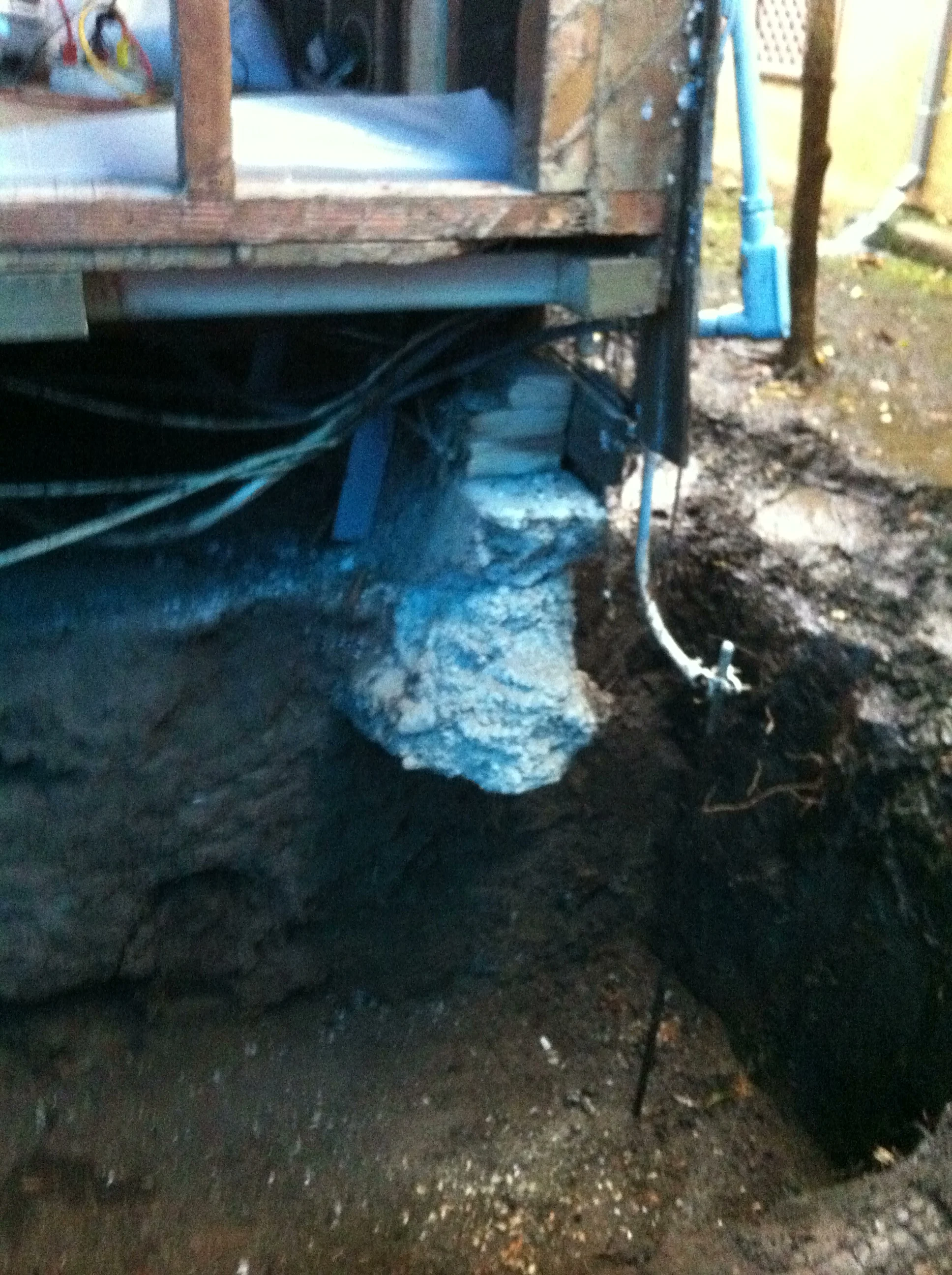 old footing/new footing - big difference