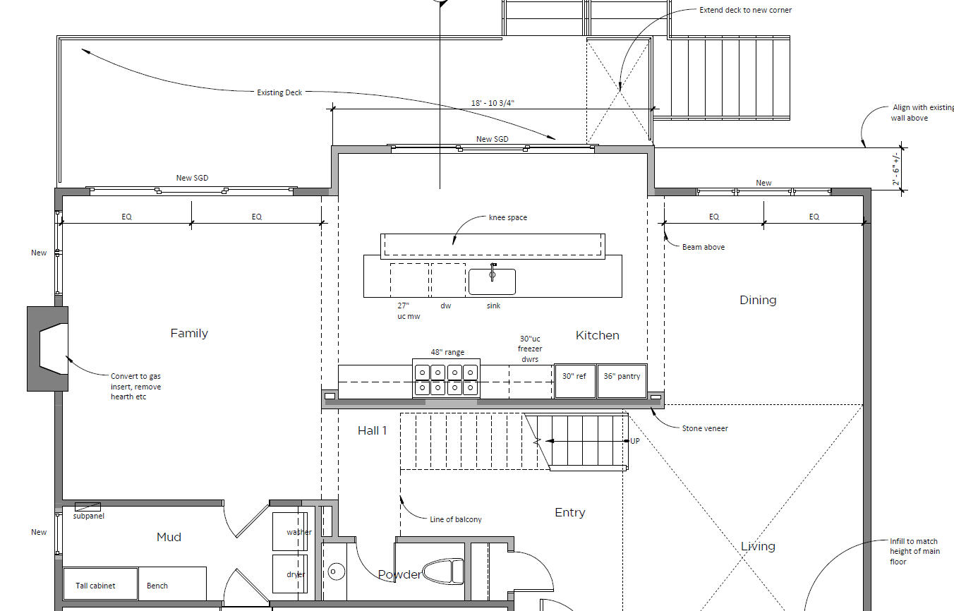 Design Development floor plan.