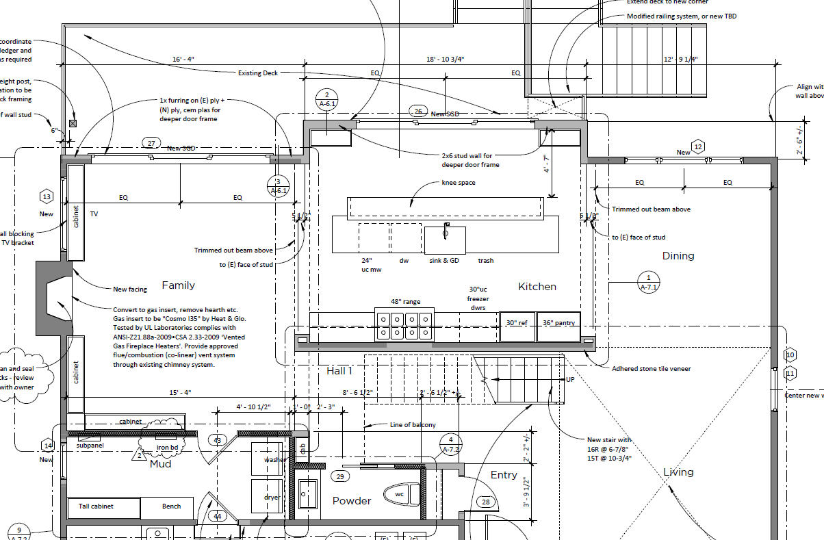Construction Documents floor plan.