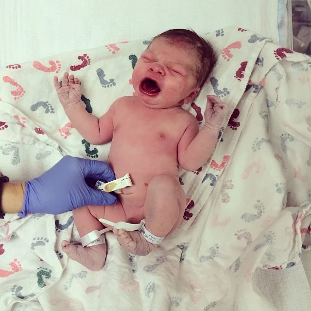 7 lbs 2 oz and a name to come. Either Sid or Stieg. #greenspawn #blessedevent