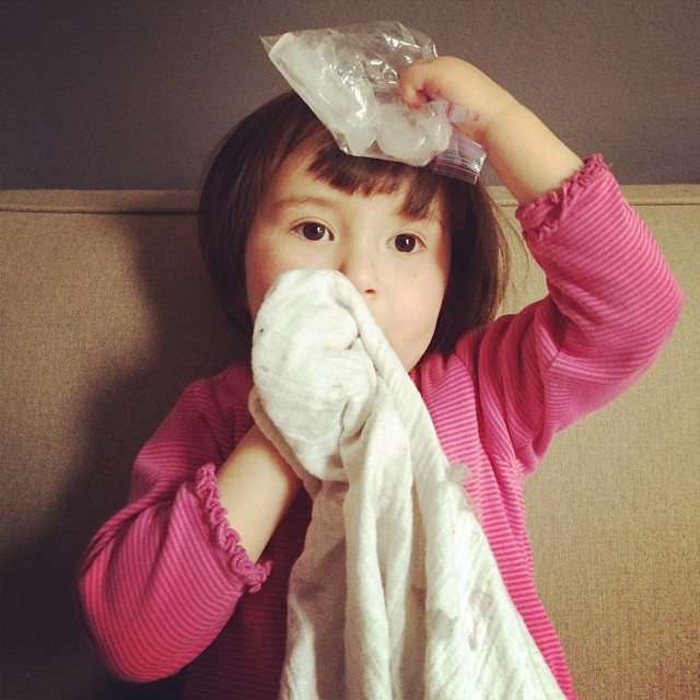 Momo hit her head. #milkinit #momo #ice #twitter