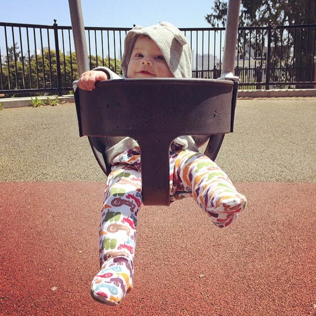 #latergram Swing time at Alamo Square. #greenspawn #twitter