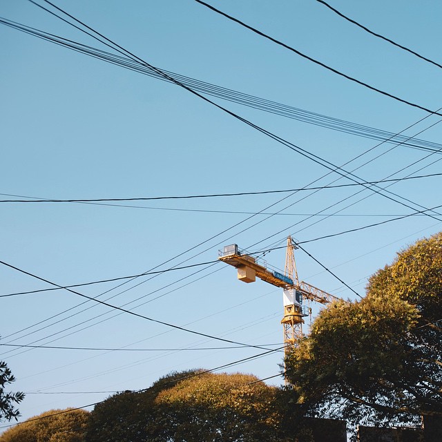 I'm a sucker for wires. #sf