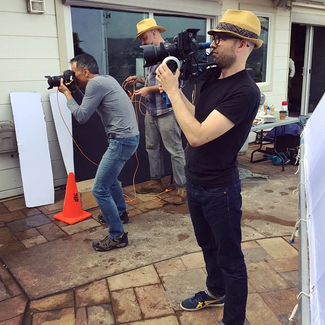 Today I'm shooting motion and @photograham1 is shooting the stills. #doubleteam #twitter