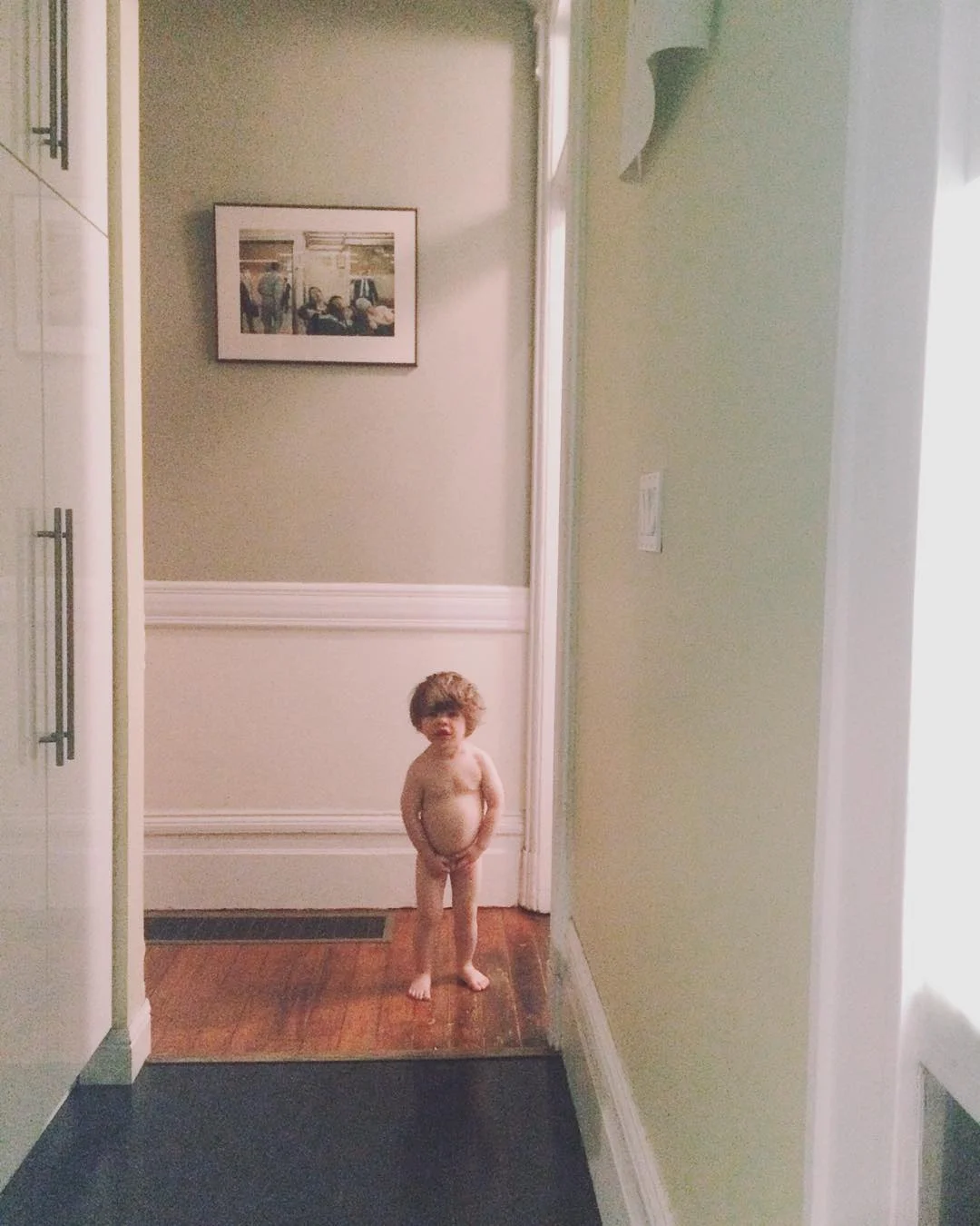 Another naked toddler. #greenspawn