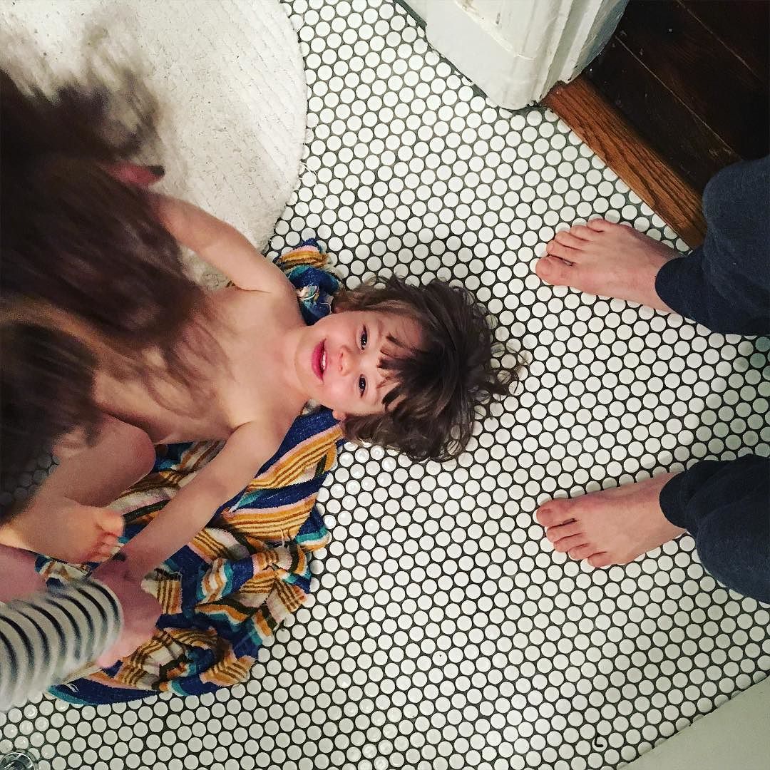 More bath time antics. #greenspawn #twitter
