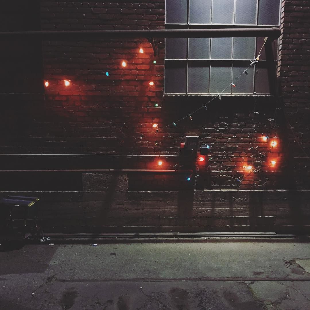 Not many lights still working at the warehouse. #stillbad