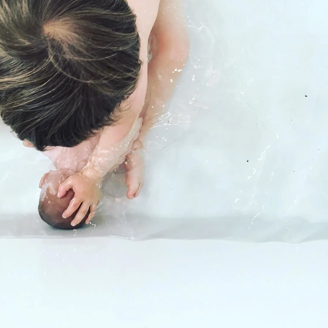The baby is "learning to swim" I promise. #greenspawn