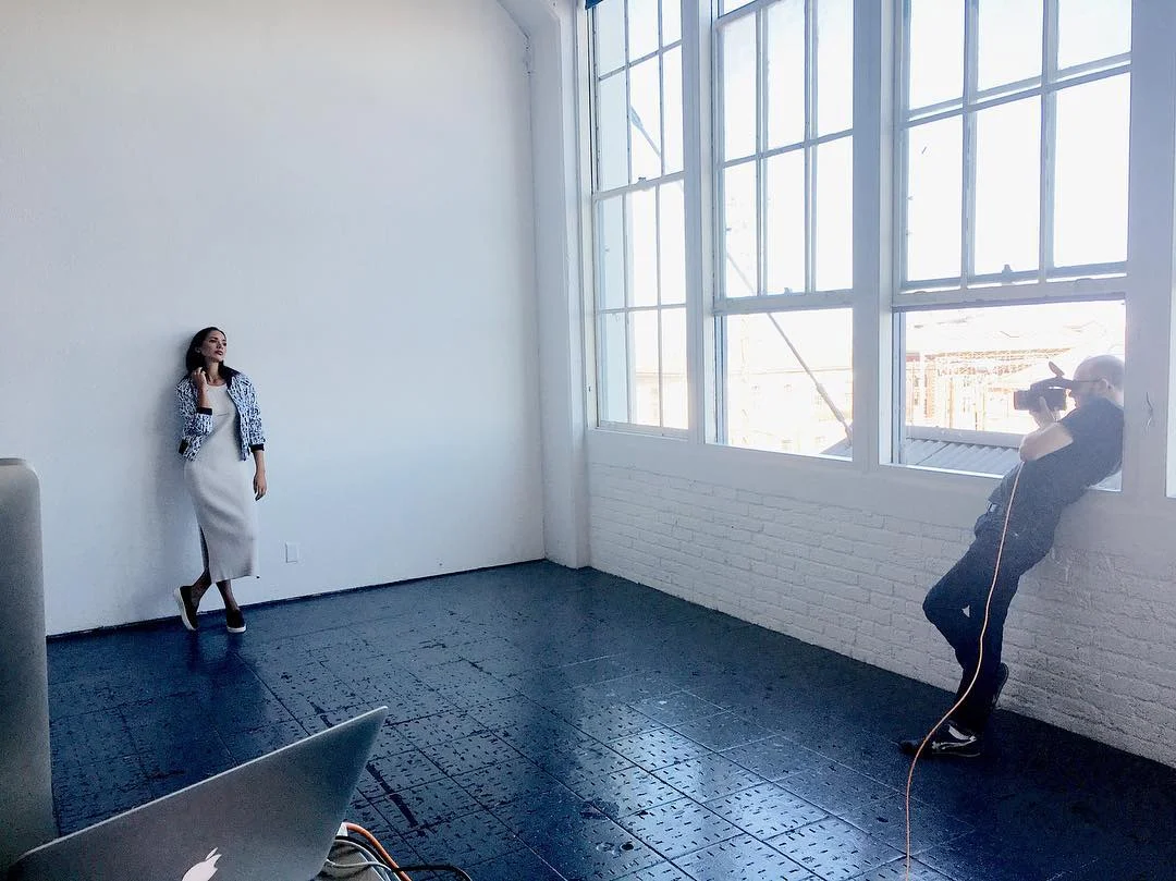 Doesn't matter how big my studio I will always end up leaning out the window. @bobcutmag 📸 @_sledder #twitter