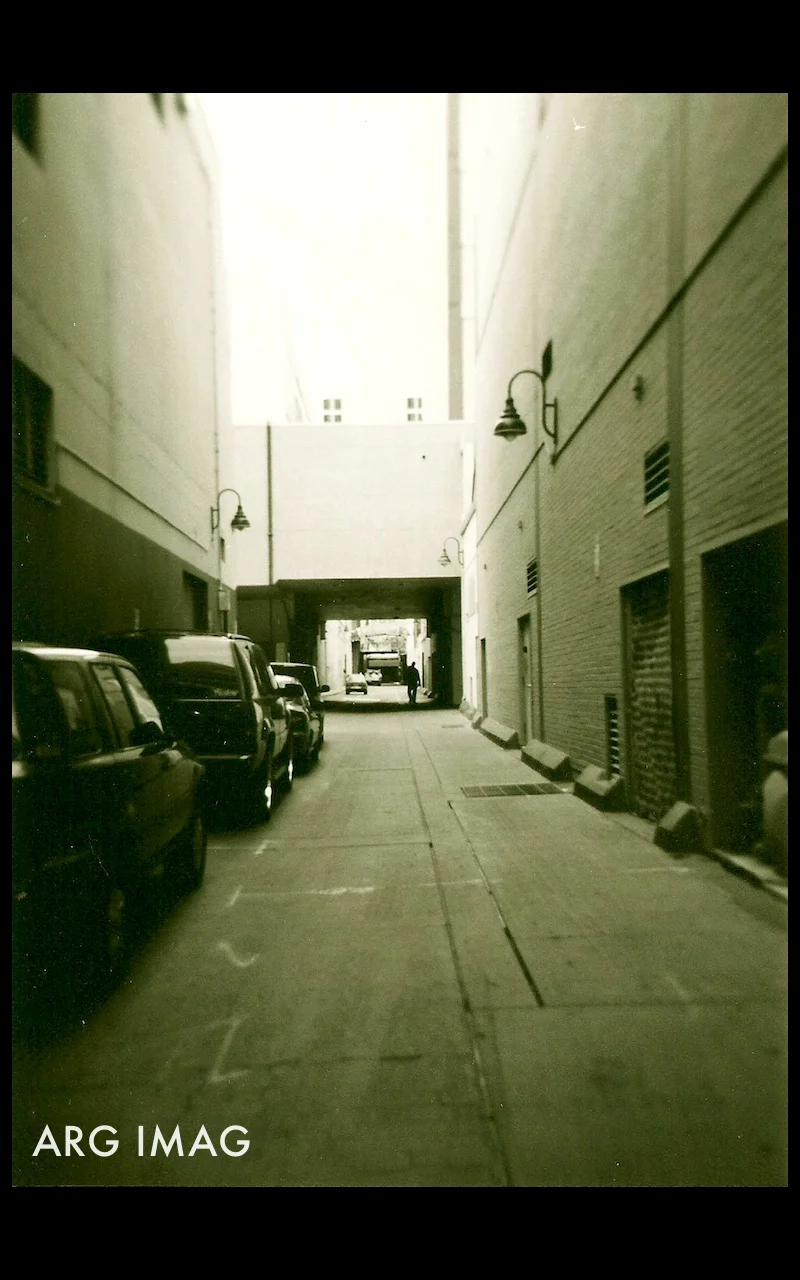 (Holga 120GN, Expired B&W Ilford Film)