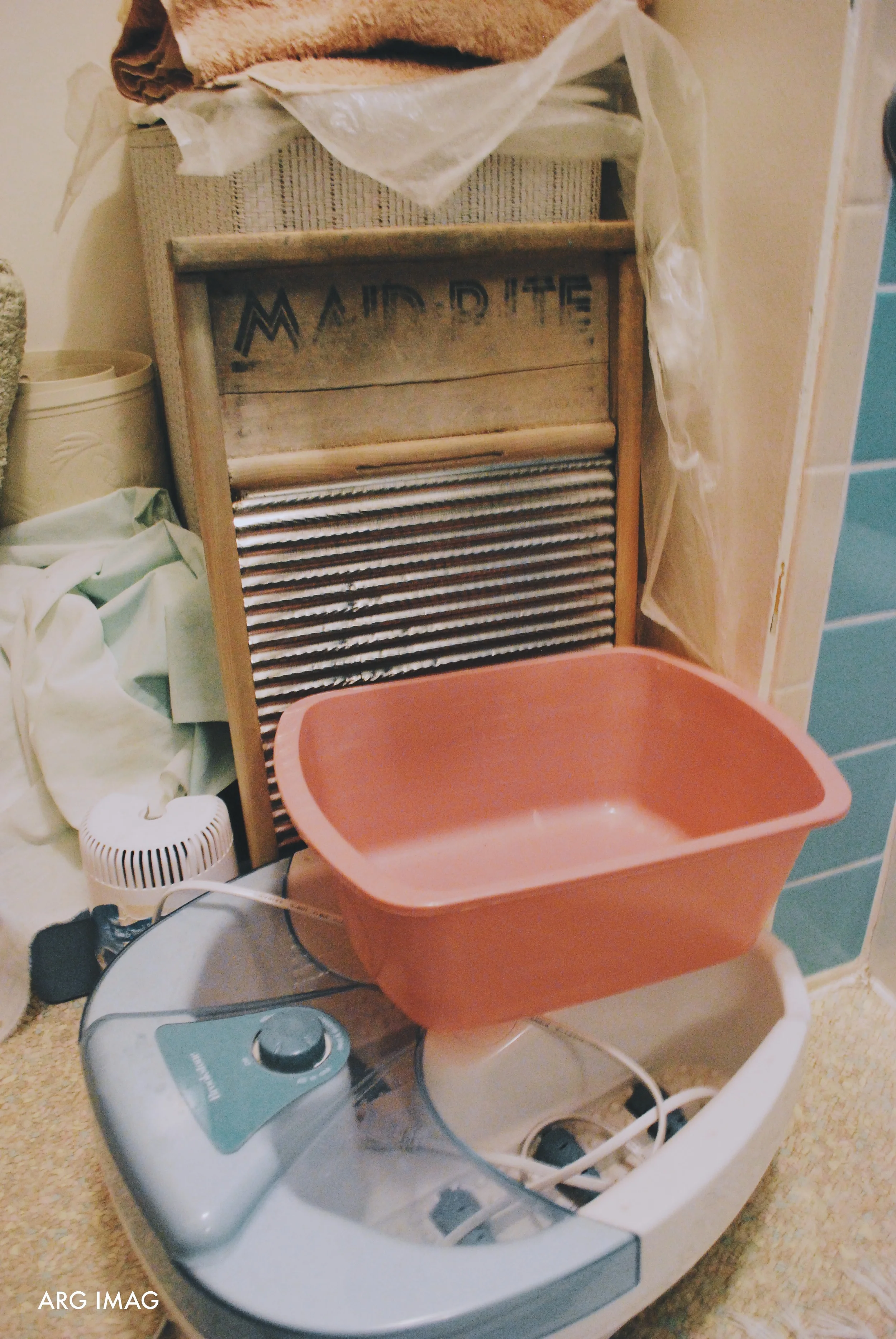 Oddly enough one of my favorite rooms in the house was the bathroom. Parts of who she really was resided in this room. 